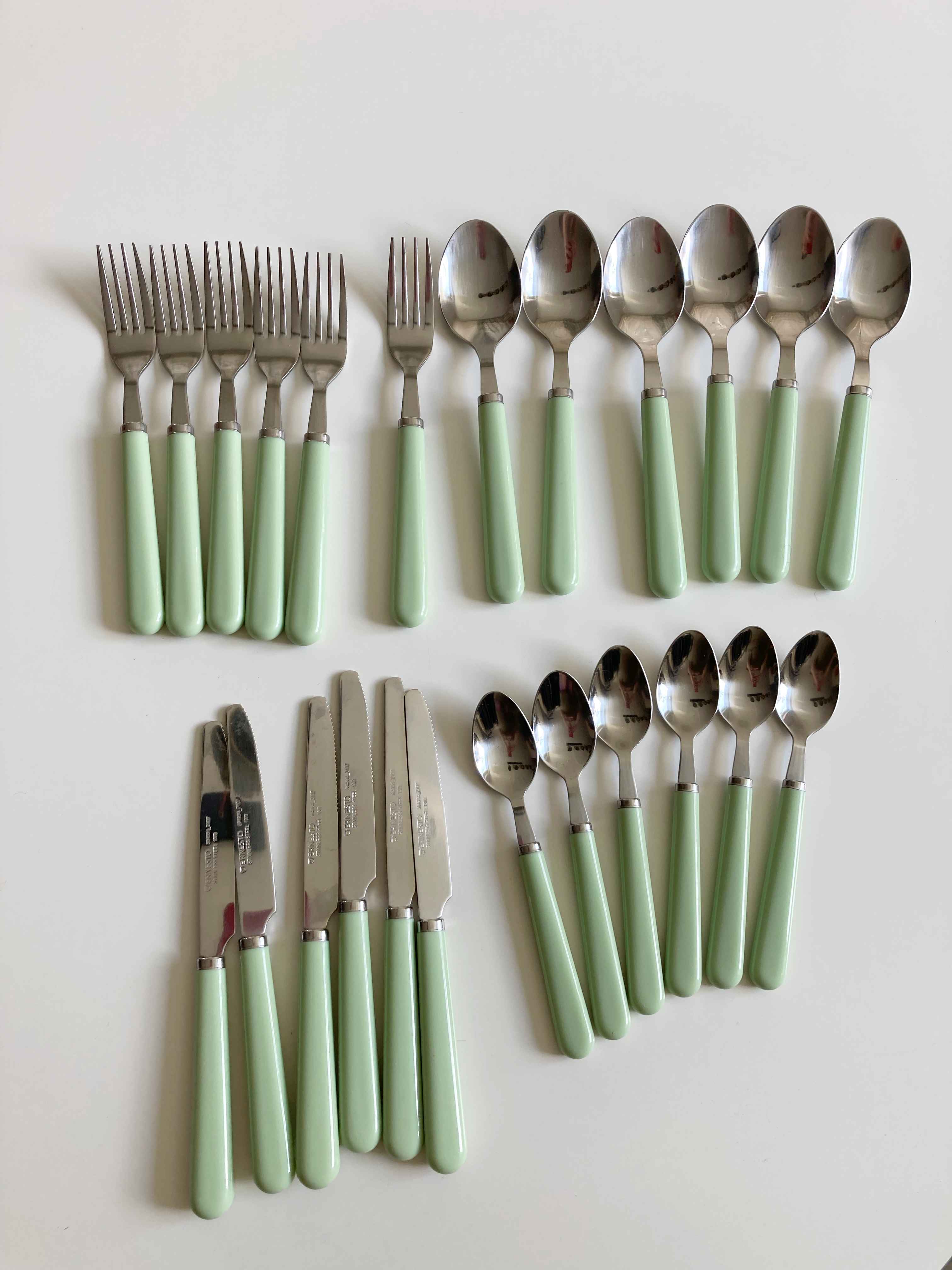 Besteck Küchenbesteck Mint Grün Ernesto neu 6-teilig Zara Home – Handpicked pieces