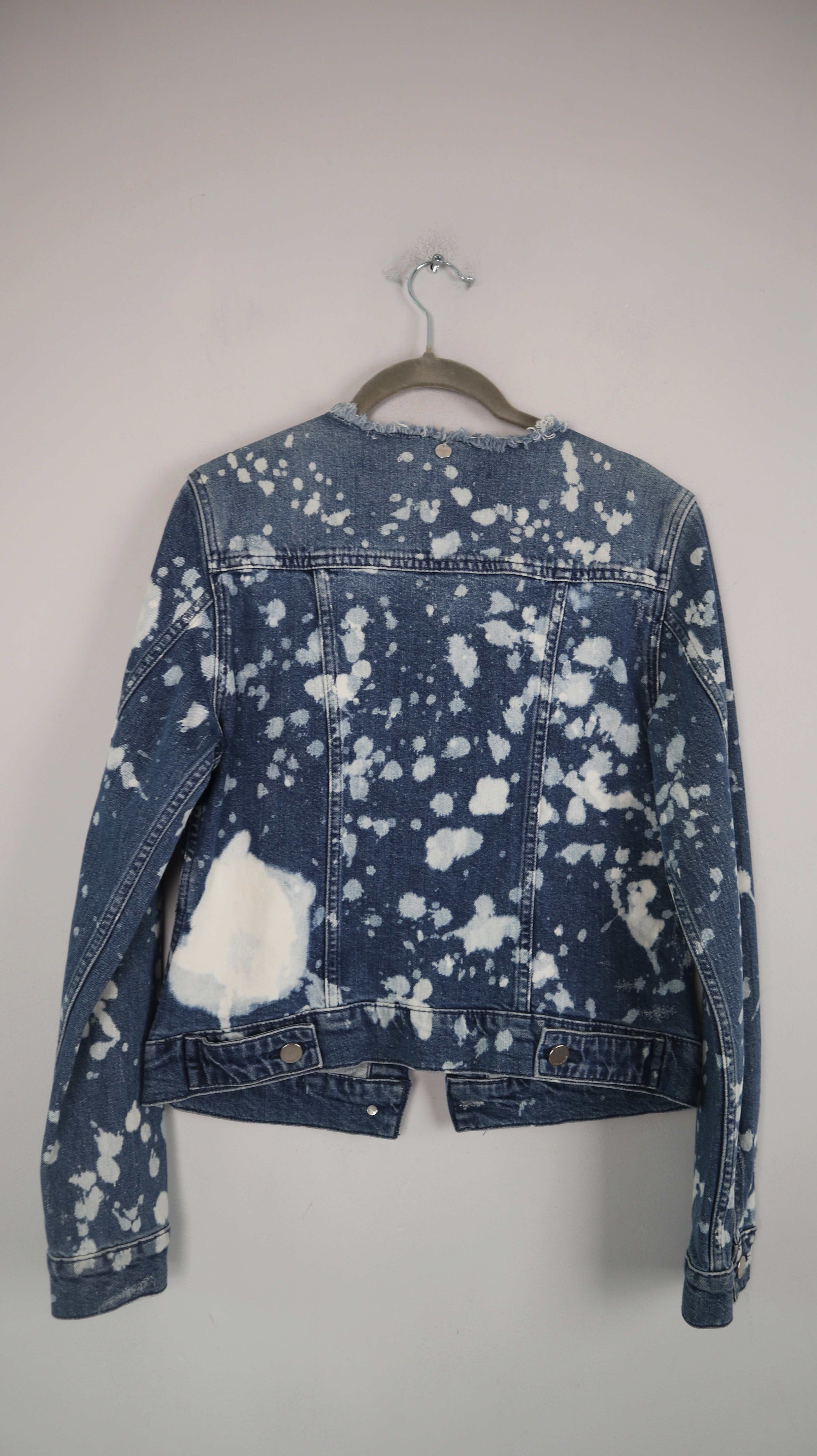 Rich & Royal Jacke Jeansjacke Blau Batik 38 M Denim