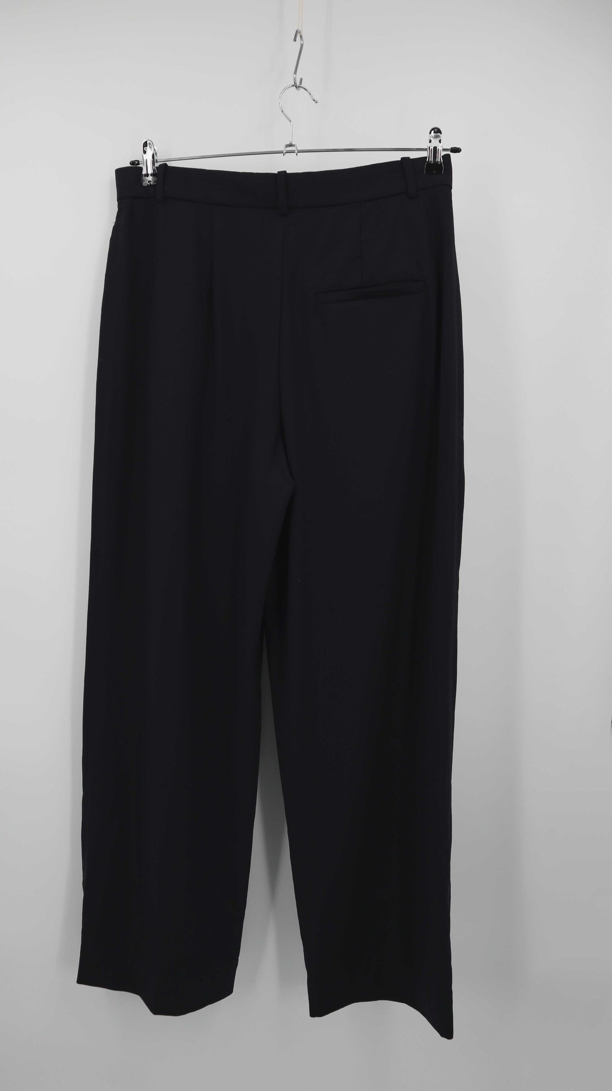 COS Hose schwarz 38 M Wolle 38 M Wollhose straight fit