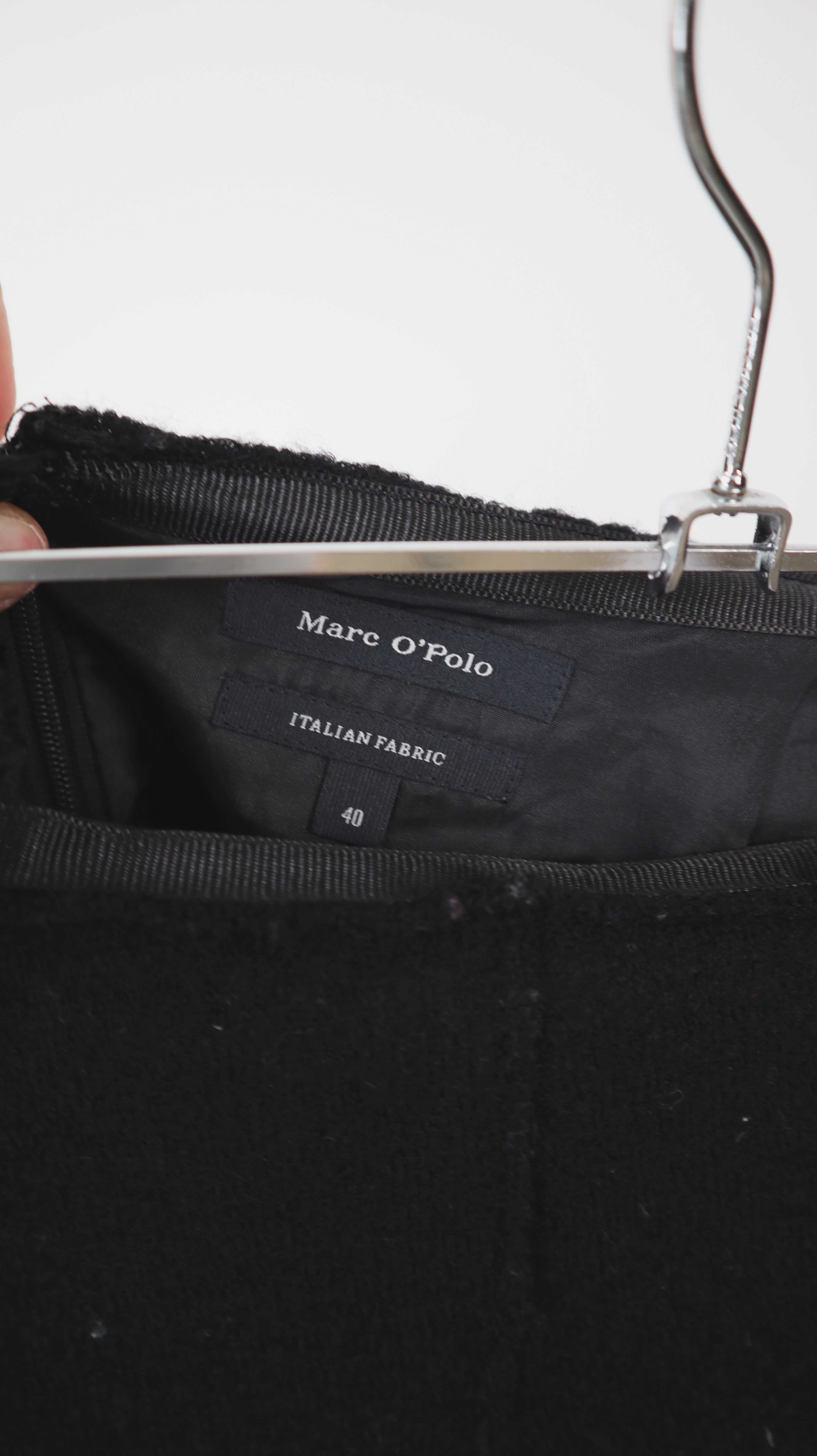 Marc O'Polo Rock schwarz Wolle Wollrock 40 L Mini Minirock Winterrock