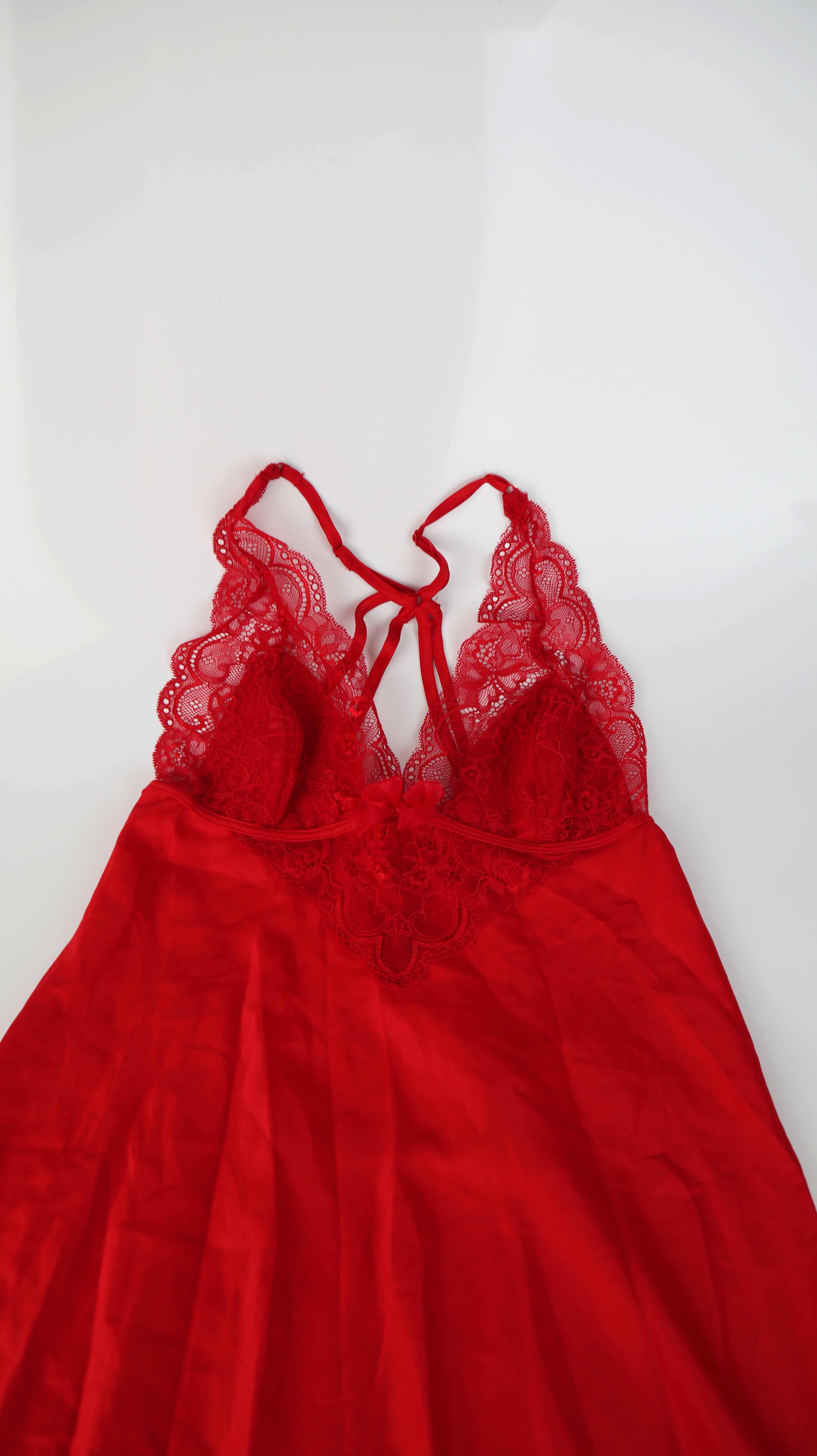 Hunkemöller Negligee Nachthemd rot 38 M