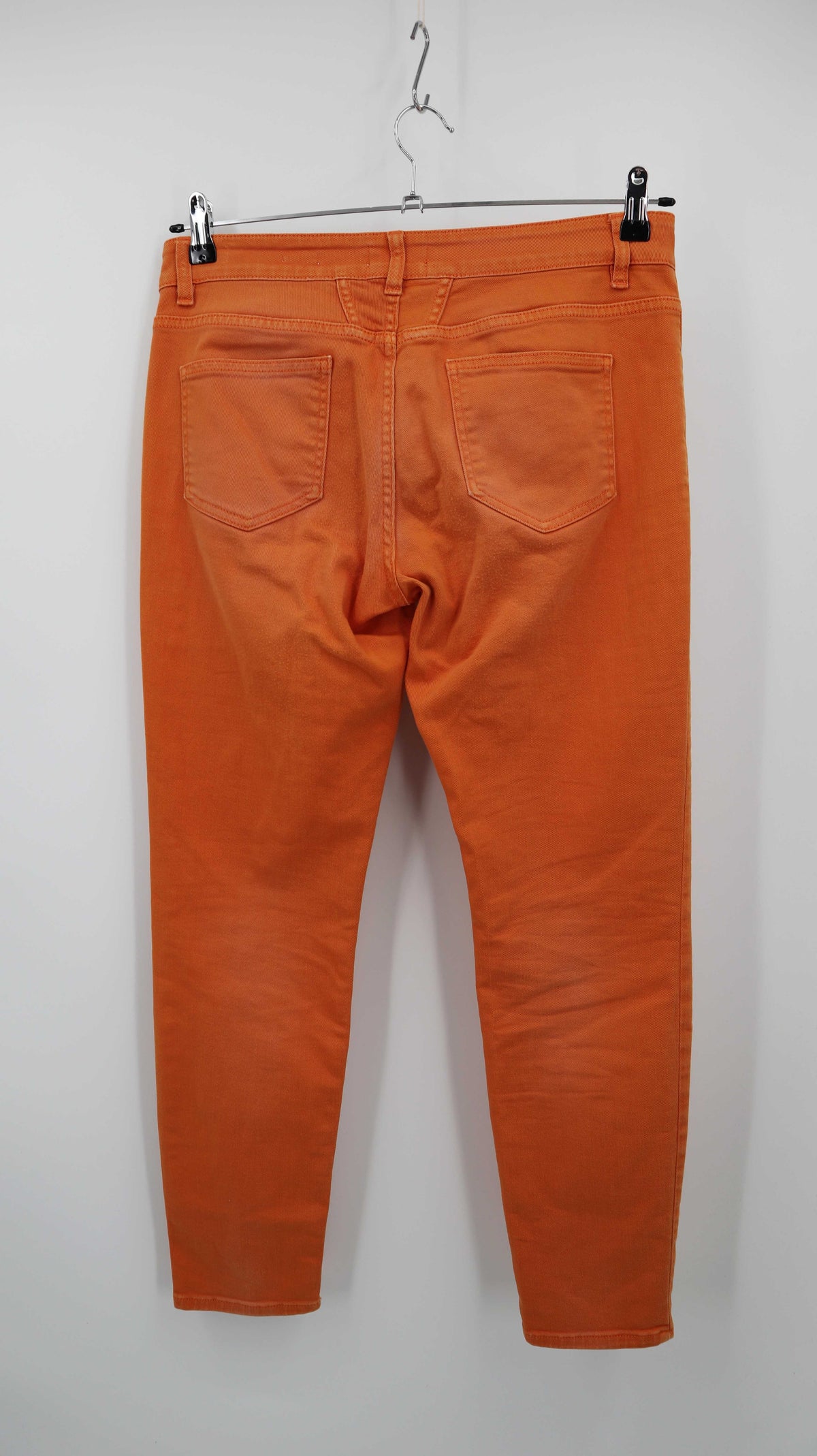 Closed Hose Orange Baker 29 einfarbig slim fit mid waist
