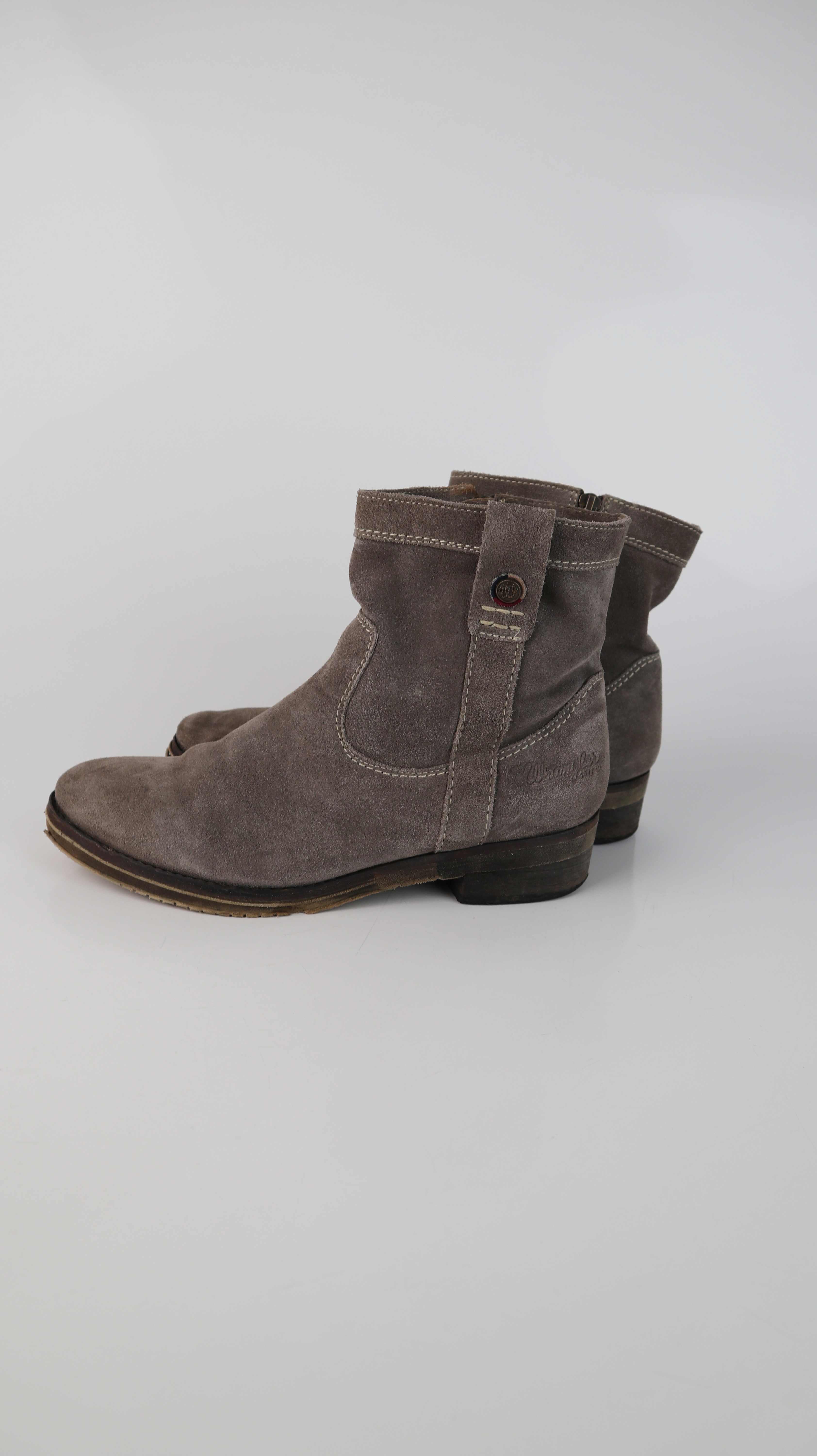 Wrangler Stiefeletten grau Wildelder 39 Stiefel