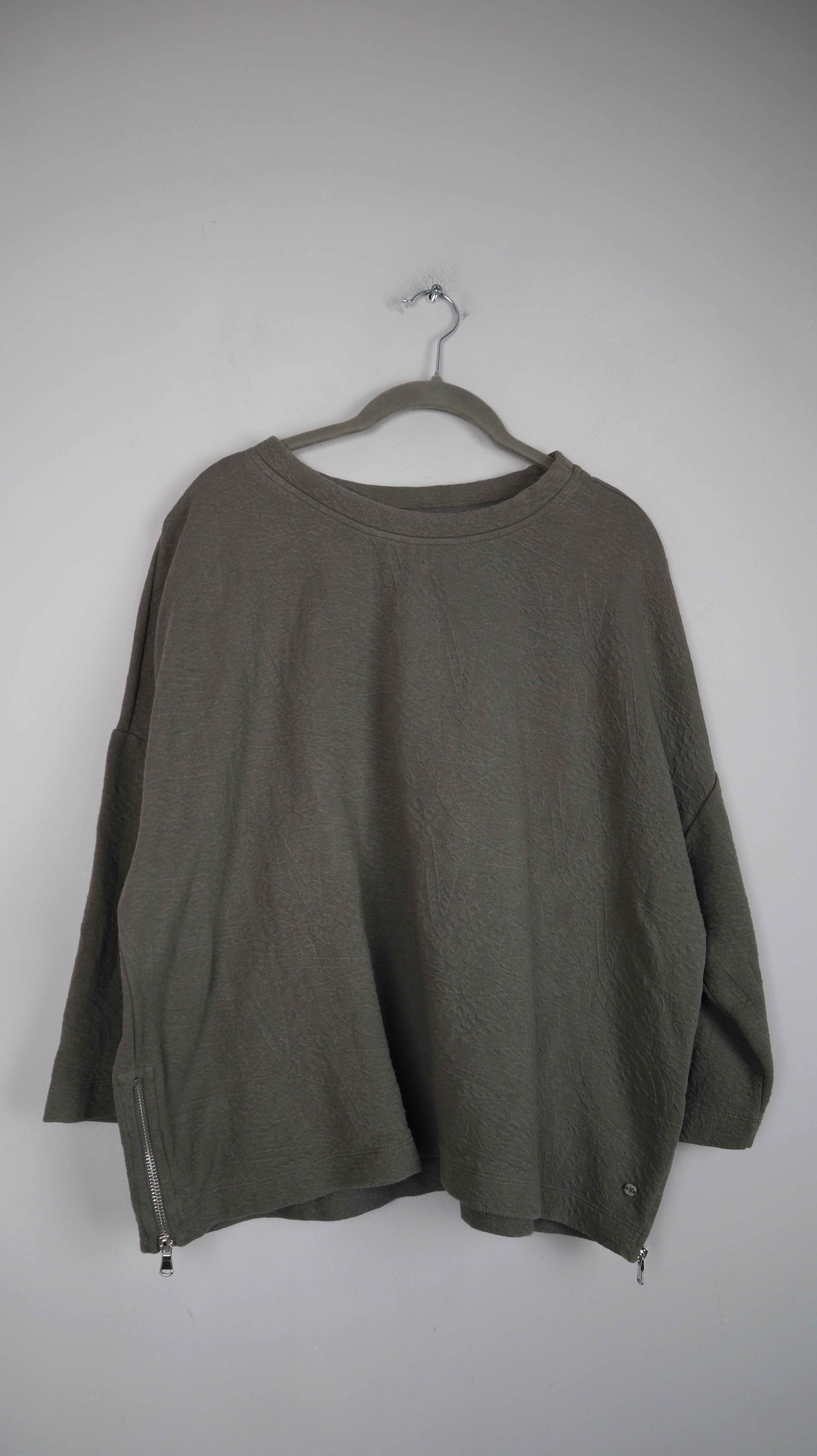Marc O'Polo Sweater Pullover Grün Khaki XL Dunkelgrün Longsleeve