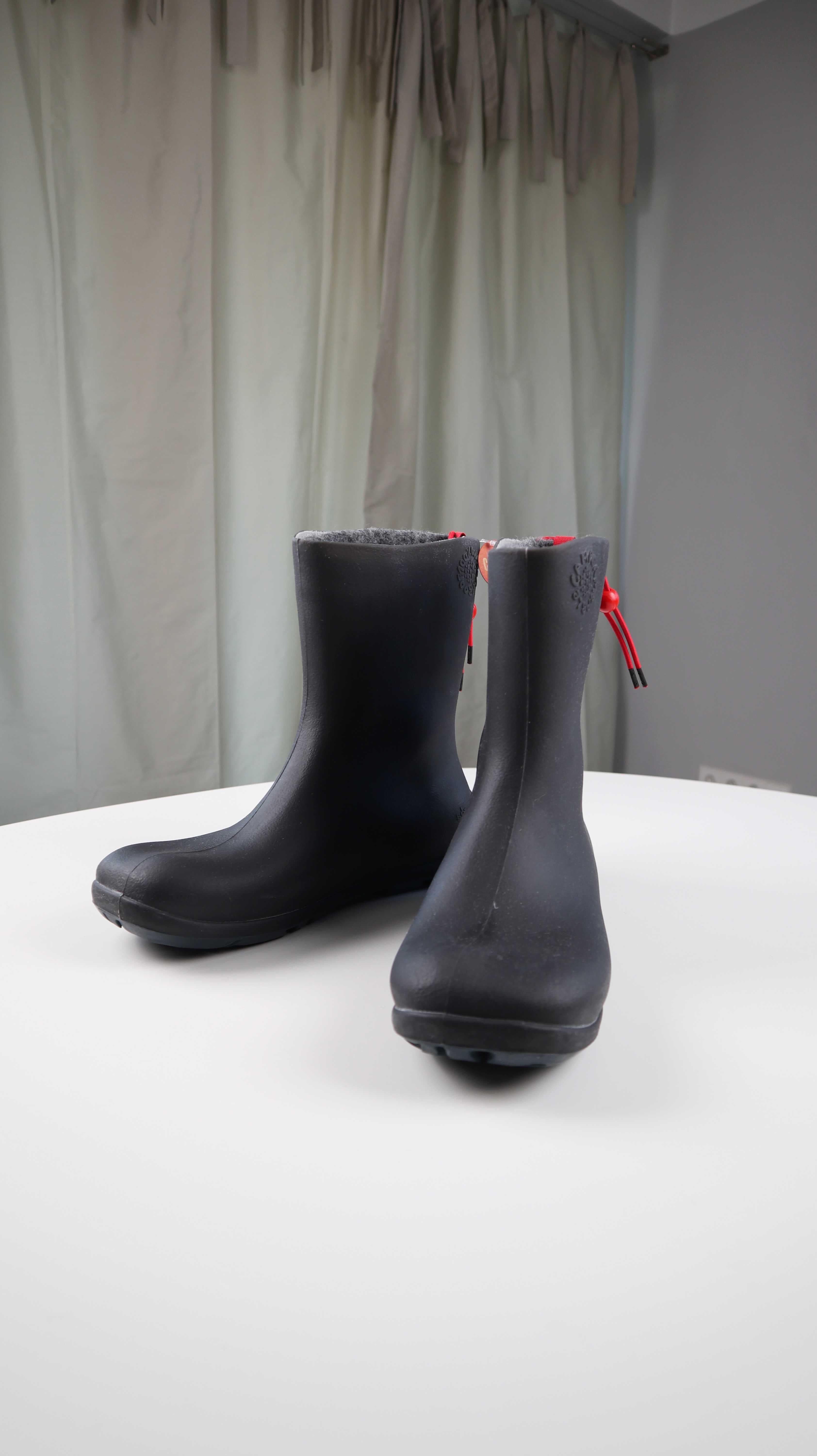 Camper Gummistiefel grau 42 gefüttert Fleece neuwertig Dunkegrau Regenstiefel