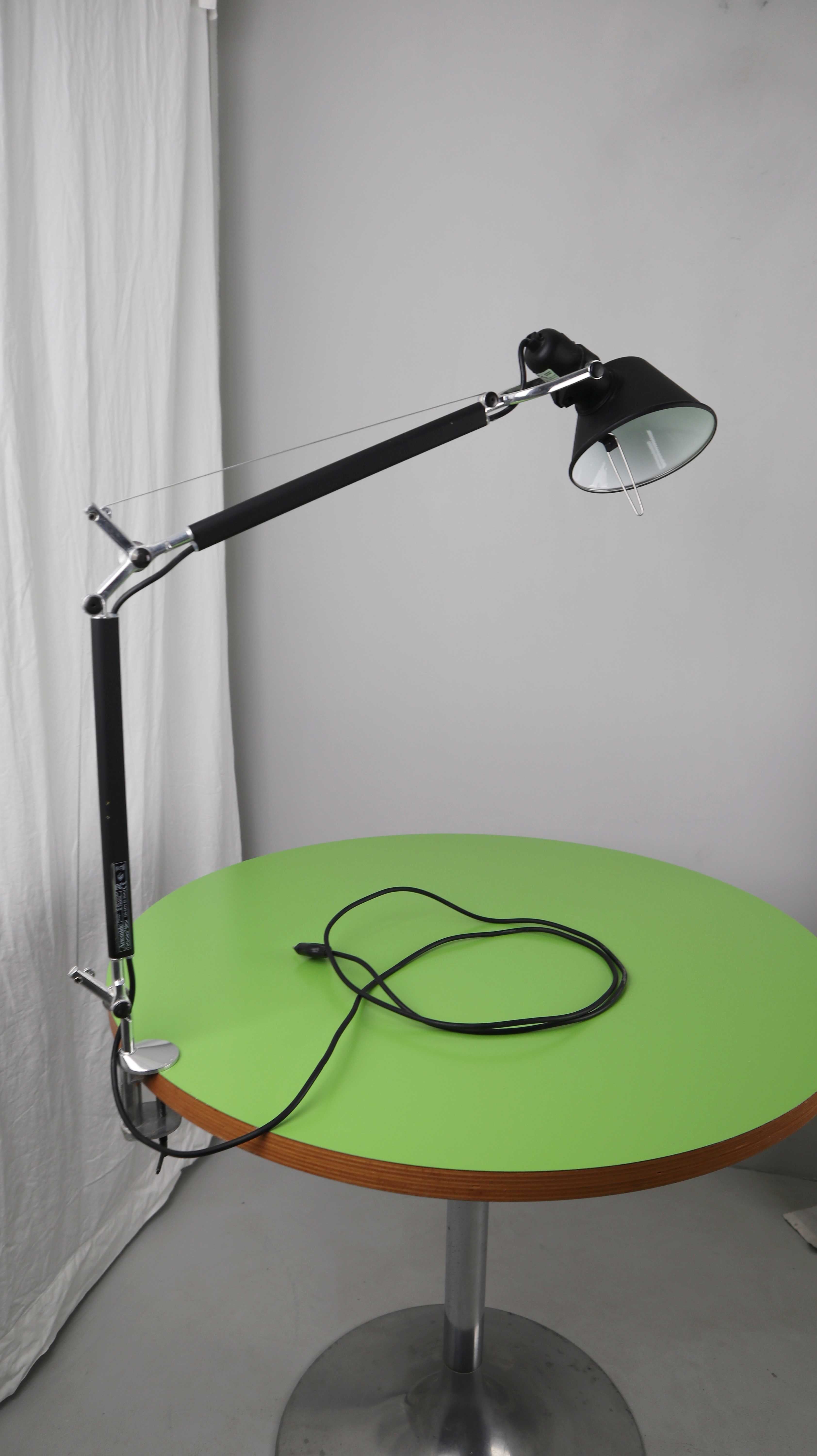 Artemide Tolomeo Mini Lampe schwarz Mitt Schreibtischlampe Klemmlampe