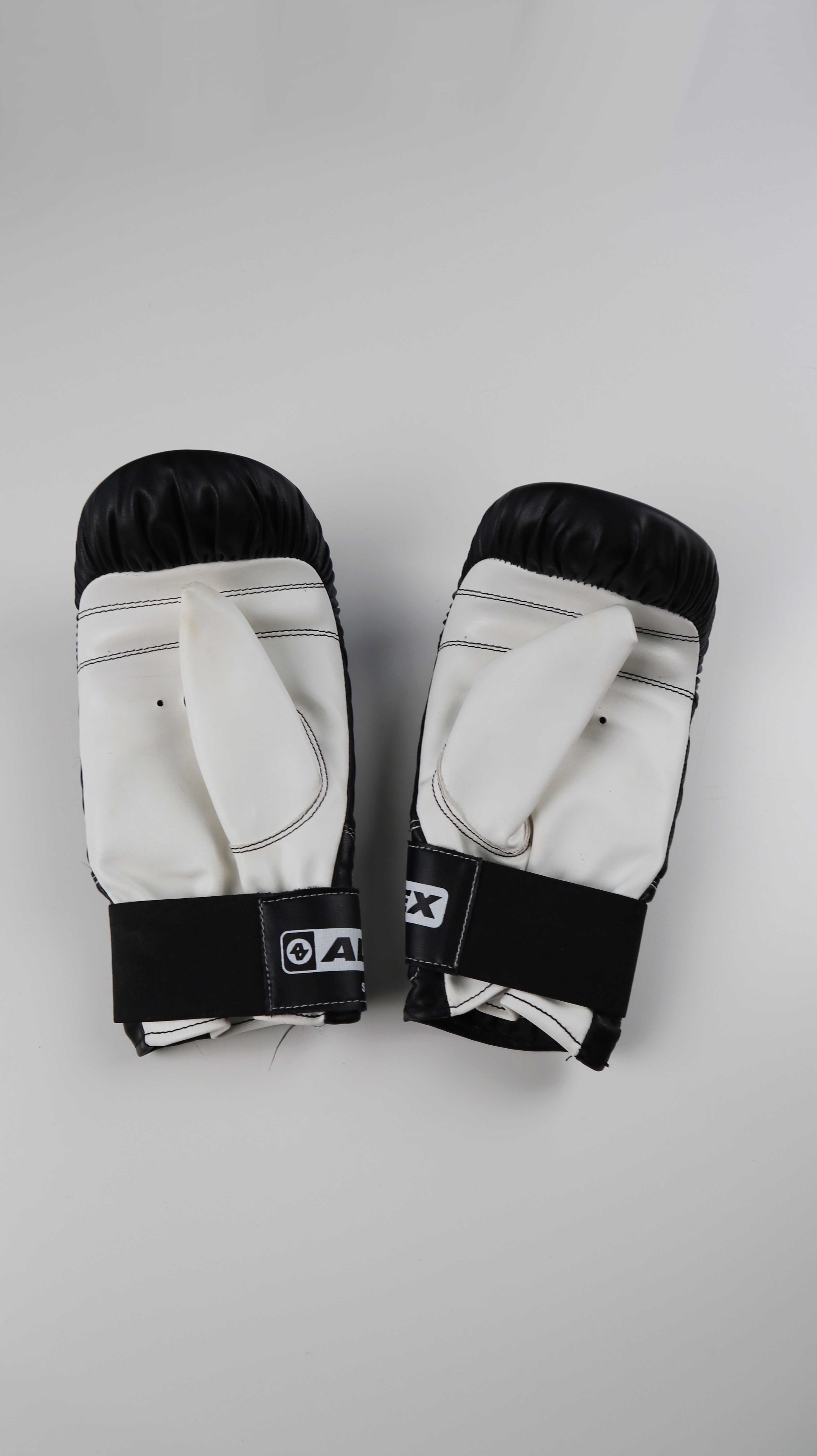 Alex Boxhandschuhe S schwarz weiß Boxing