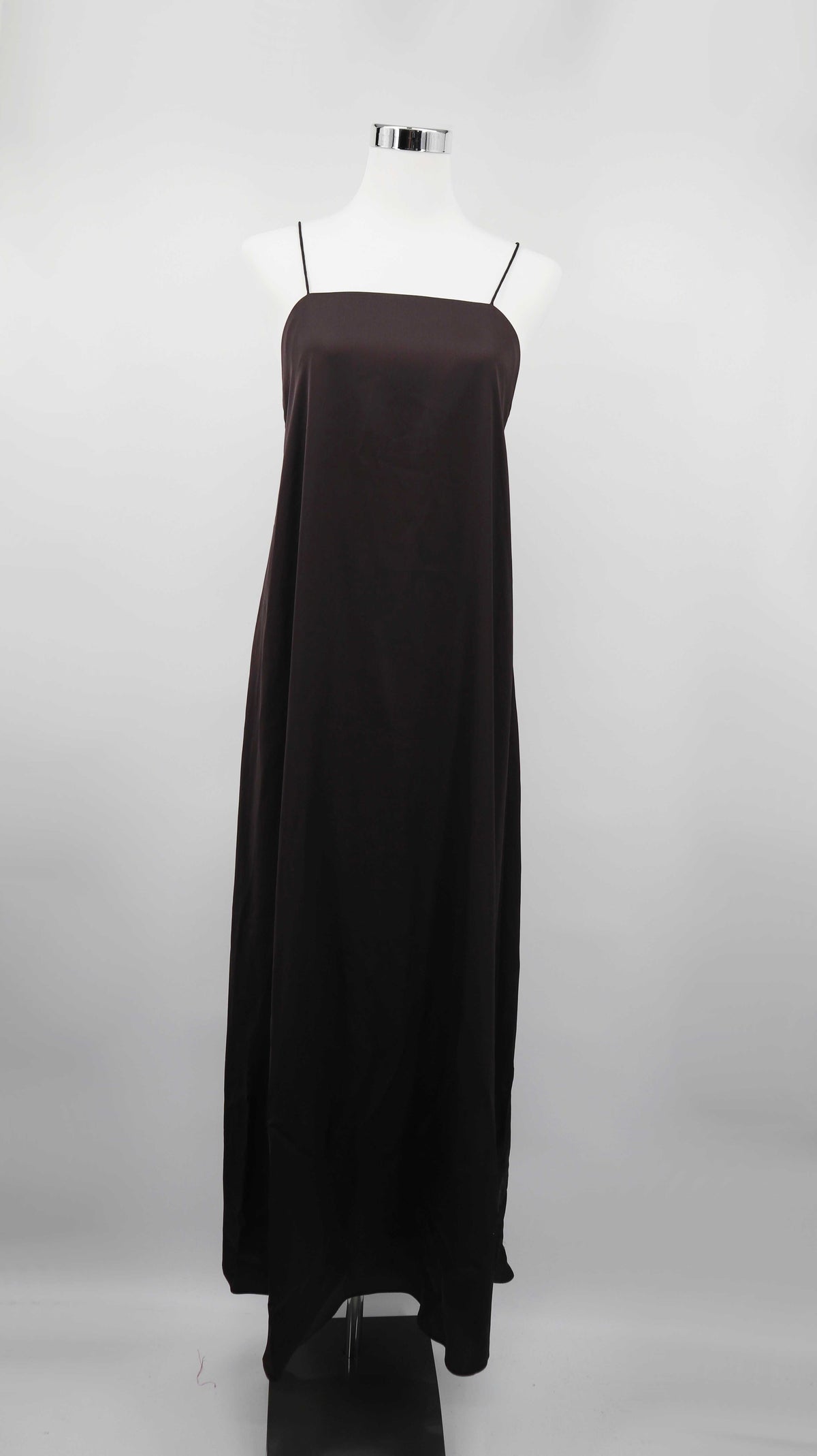 COS Kleid 36 S Maxikleid Sommerkleid Abendkleid lang braun dunkelbraun