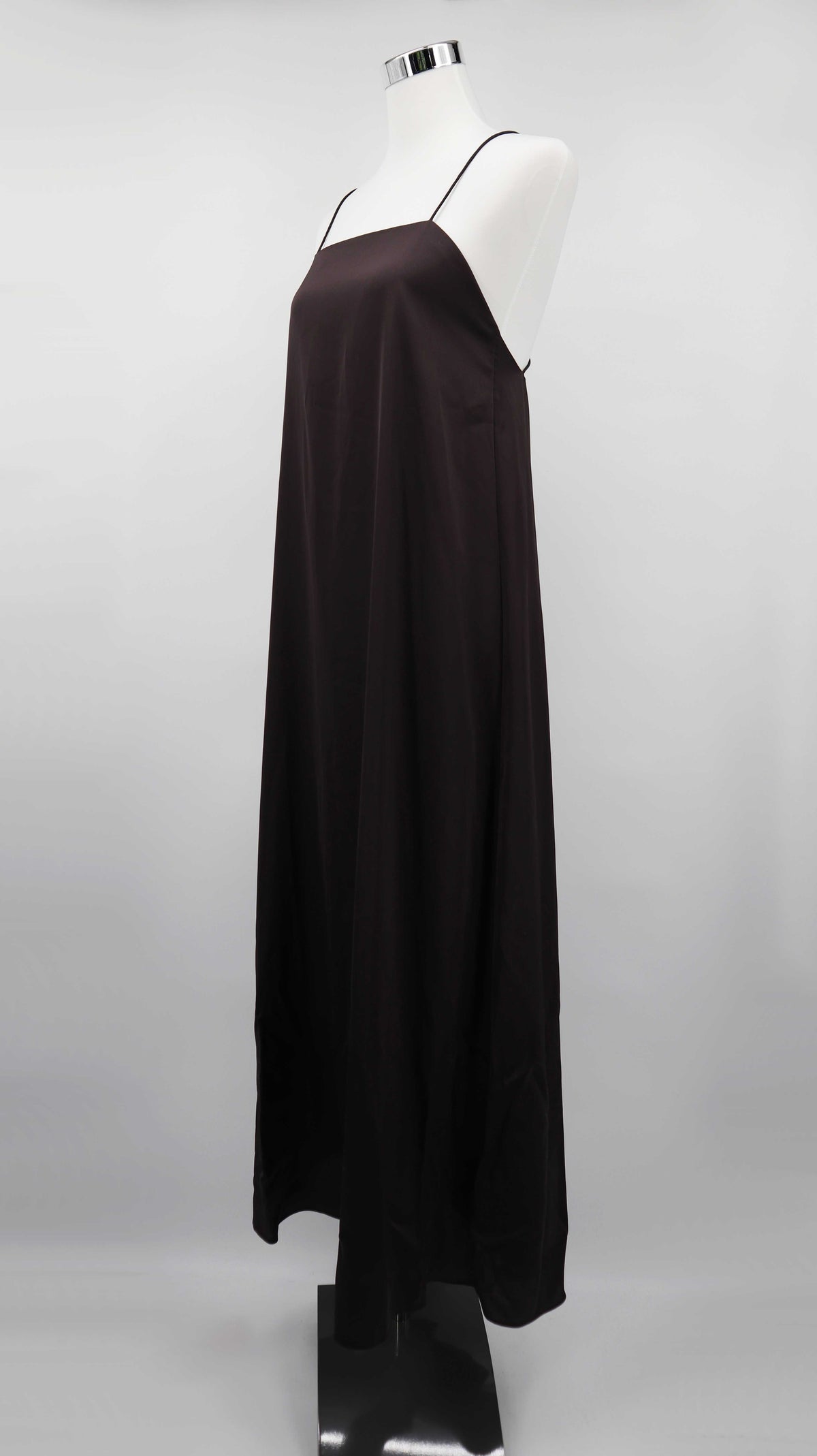 COS Kleid 36 S Maxikleid Sommerkleid Abendkleid lang braun dunkelbraun
