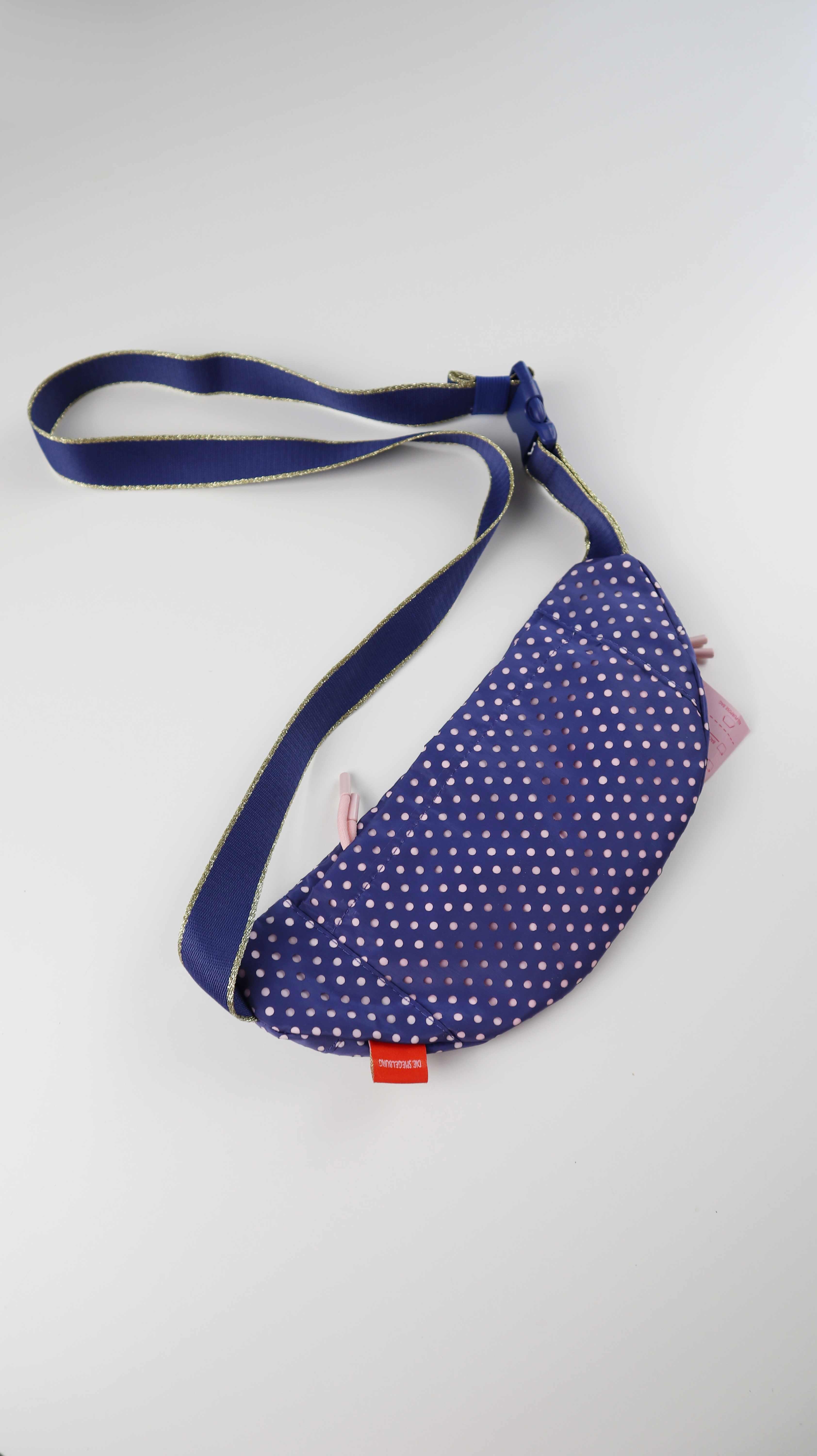 Spiegelburg Bauchtasche Neu Blau Umhängetasche Rosa gelocht