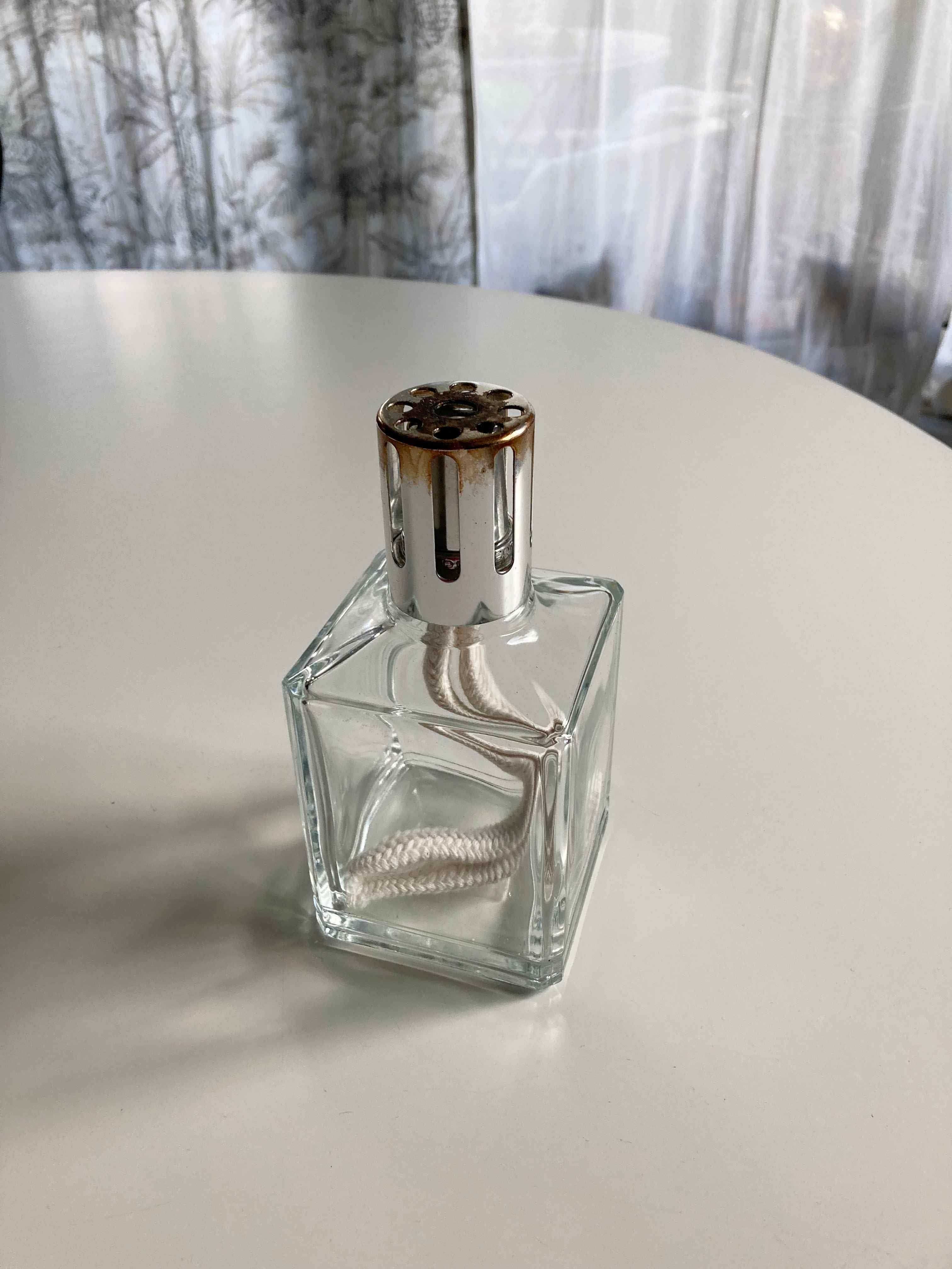 Berger Duftlampe Glas Made in France Parfümlampe Transparent