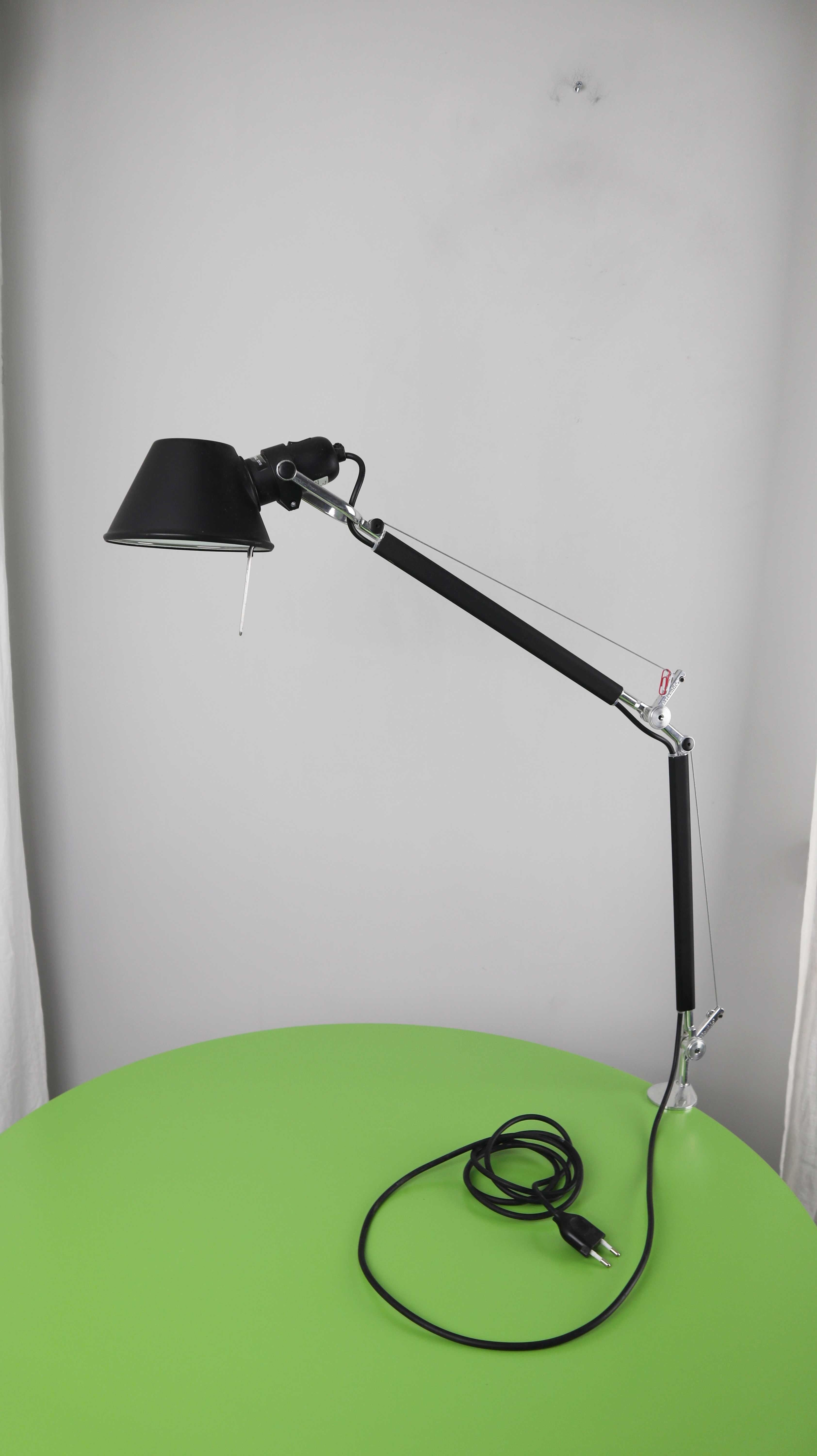 Artemide Tolomeo Mini Lampe schwarz Mitt Schreibtischlampe Klemmlampe