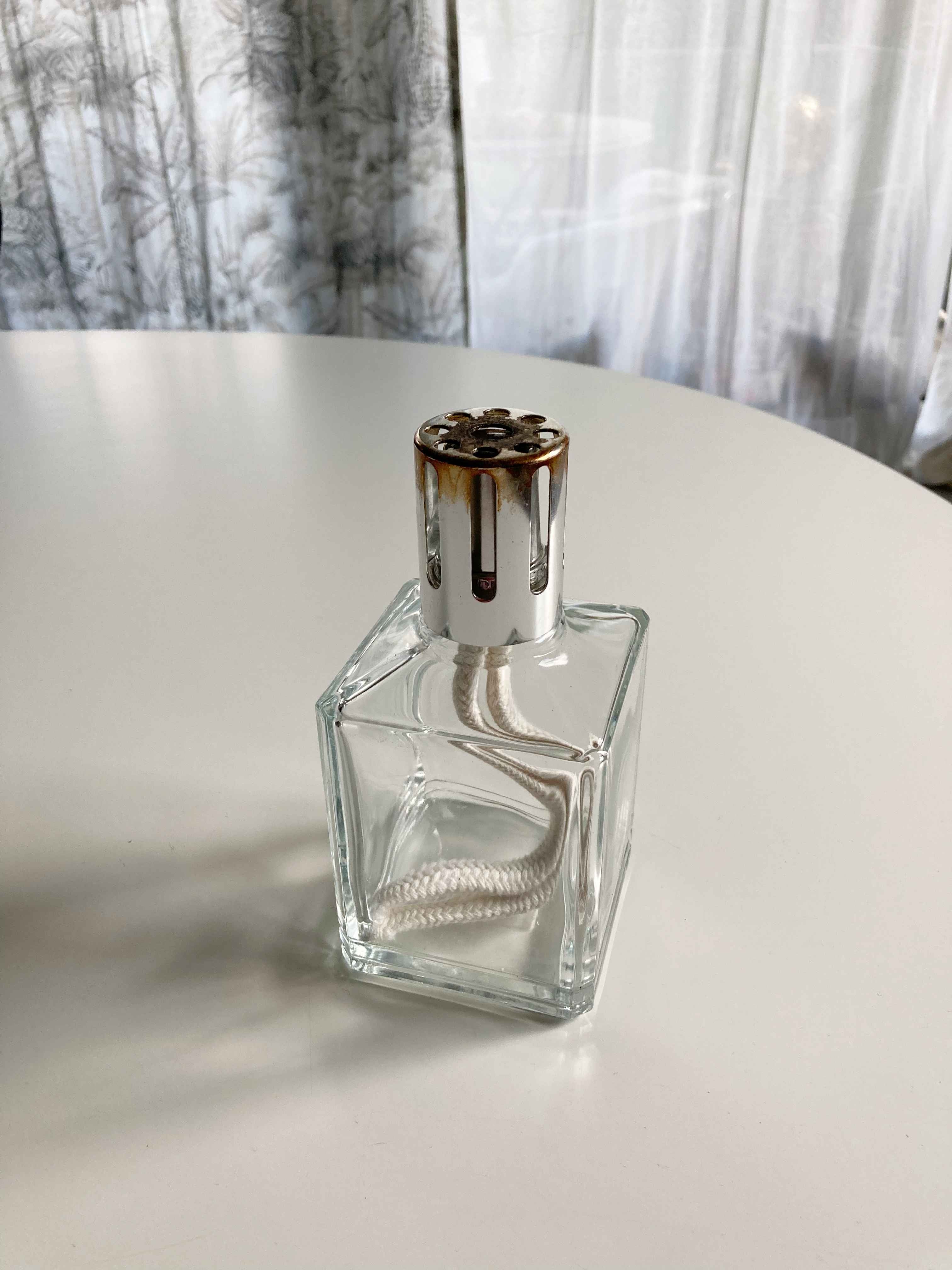 Berger Duftlampe Glas Made in France Parfümlampe Transparent