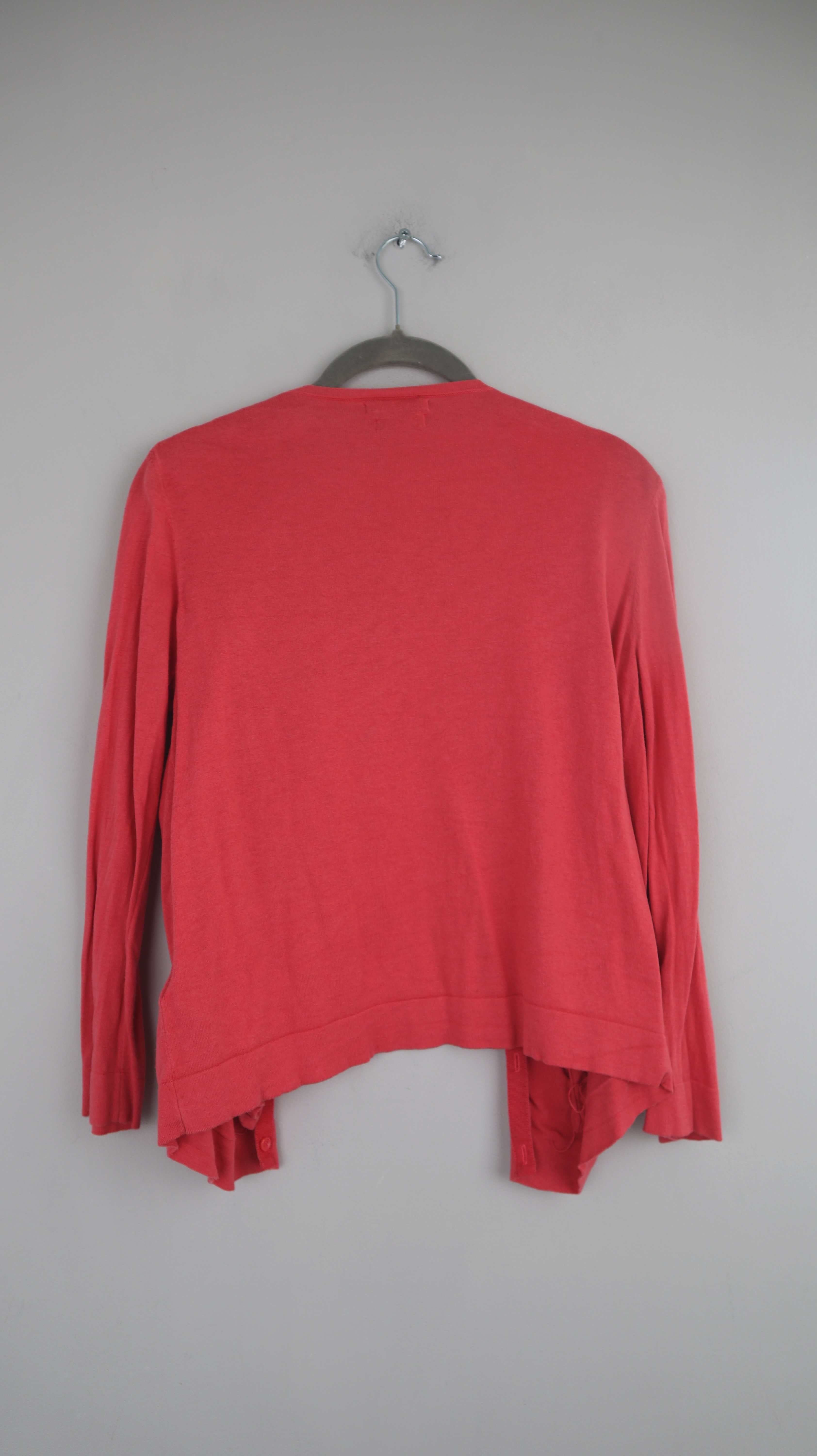 Strickjacke Cardigan Koralle 38 M Rosa Pink geknöpft