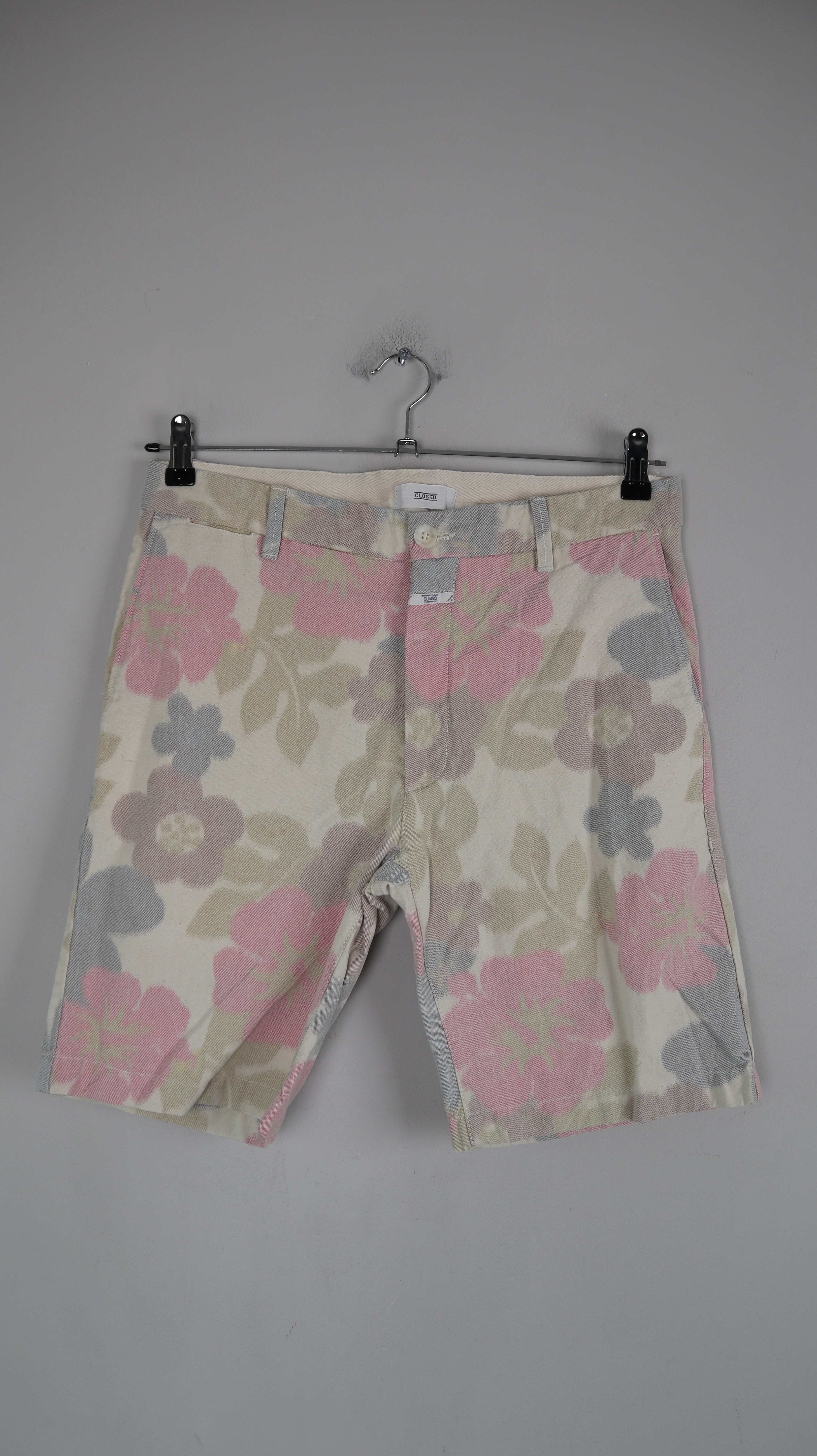 Closed Shorts kurze Hose rosa Pastell 32 M Blumen Creme