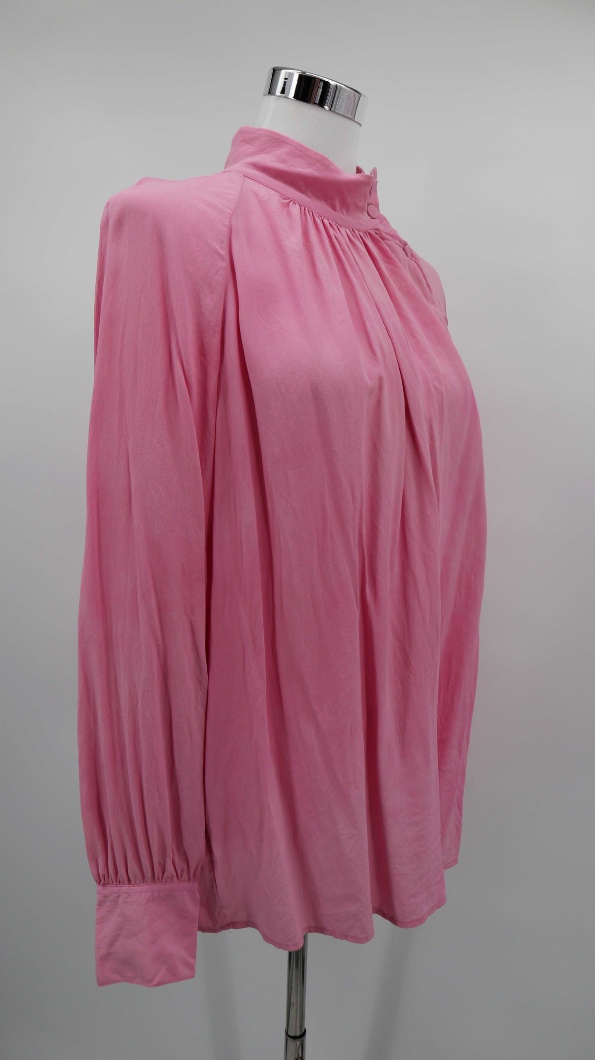 Closed Bluse Seidenbluse Pink Rosa 40 L Seide basic einfarbig
