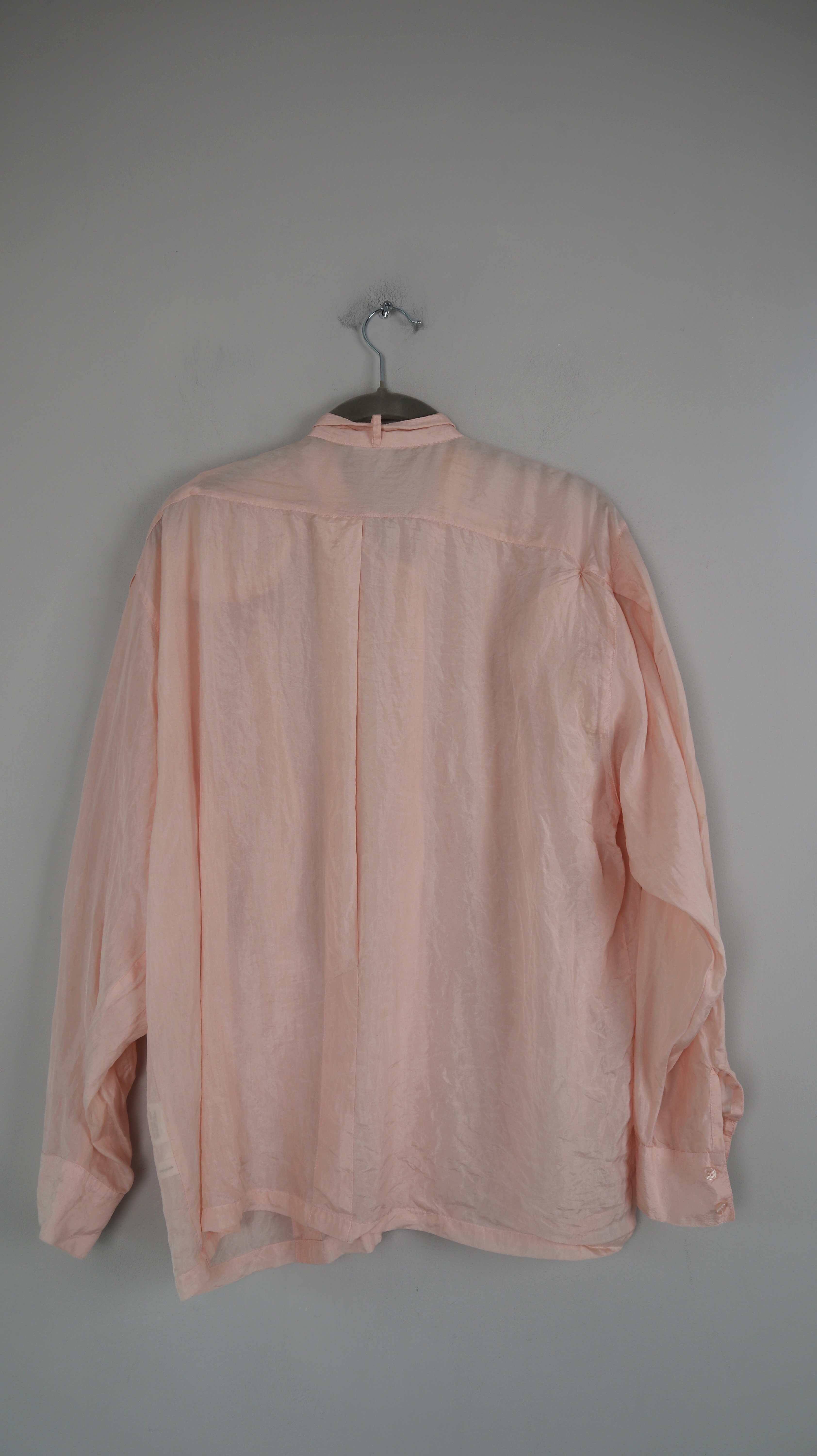 Lecomte Bluse rosa Seide Seidenbluse 40 L Pastell basic