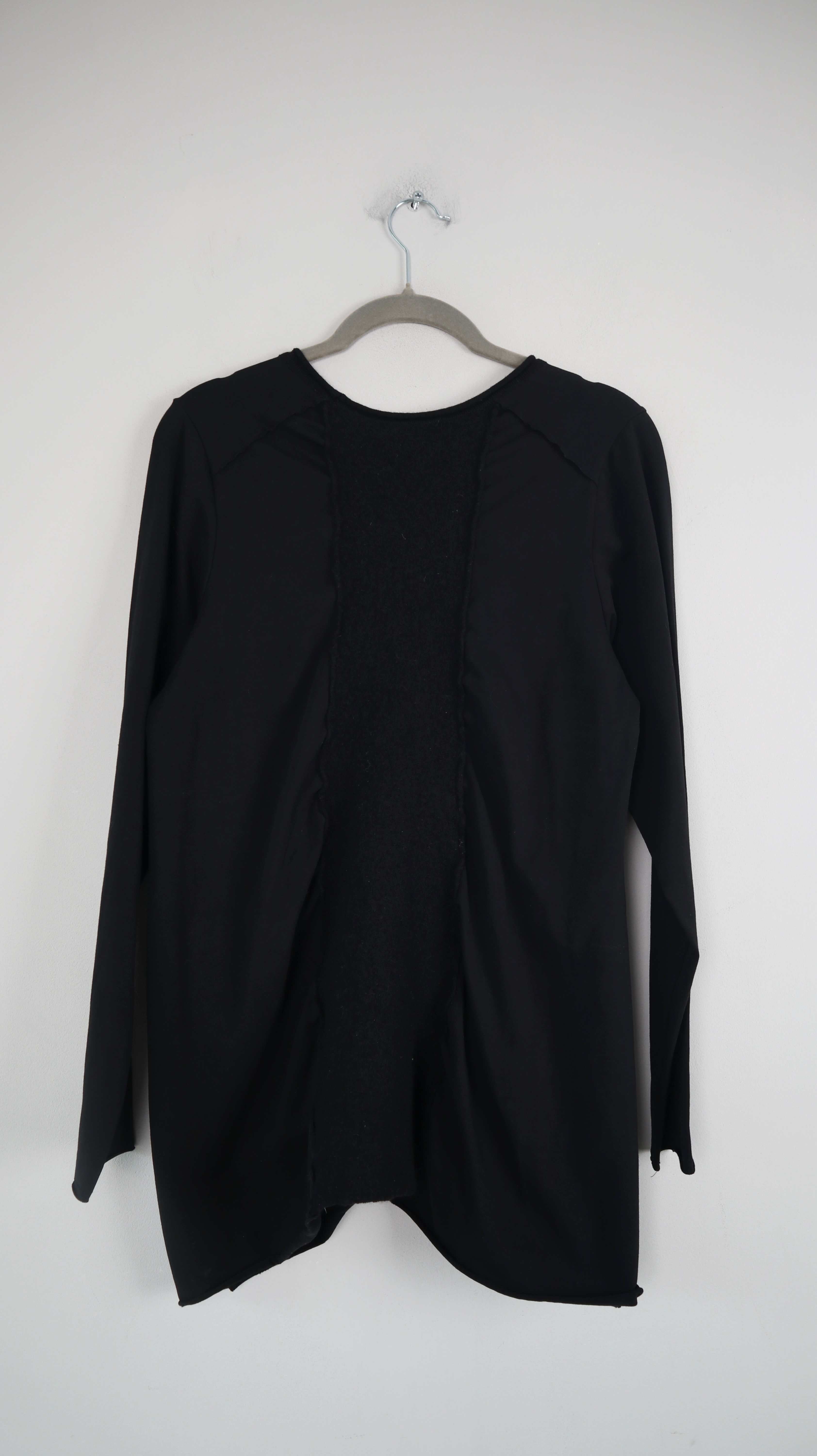 Madness Kleid schwarz 38 M Wolle Deerberg Pullover basic einfarbig