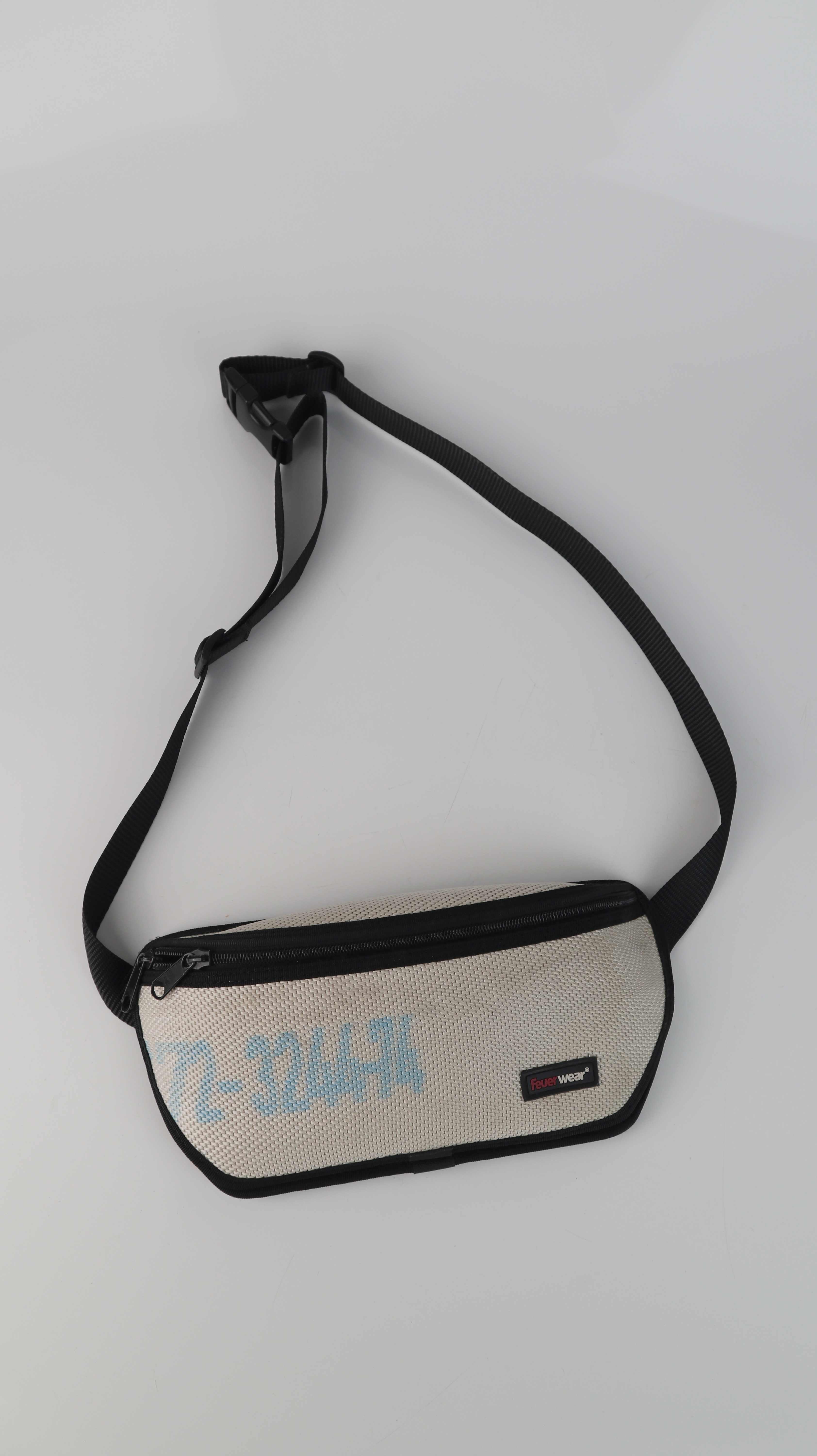 feuerwear Tasche Bauchtasche schwarz weiß Hip-Bag Otis Corssbody