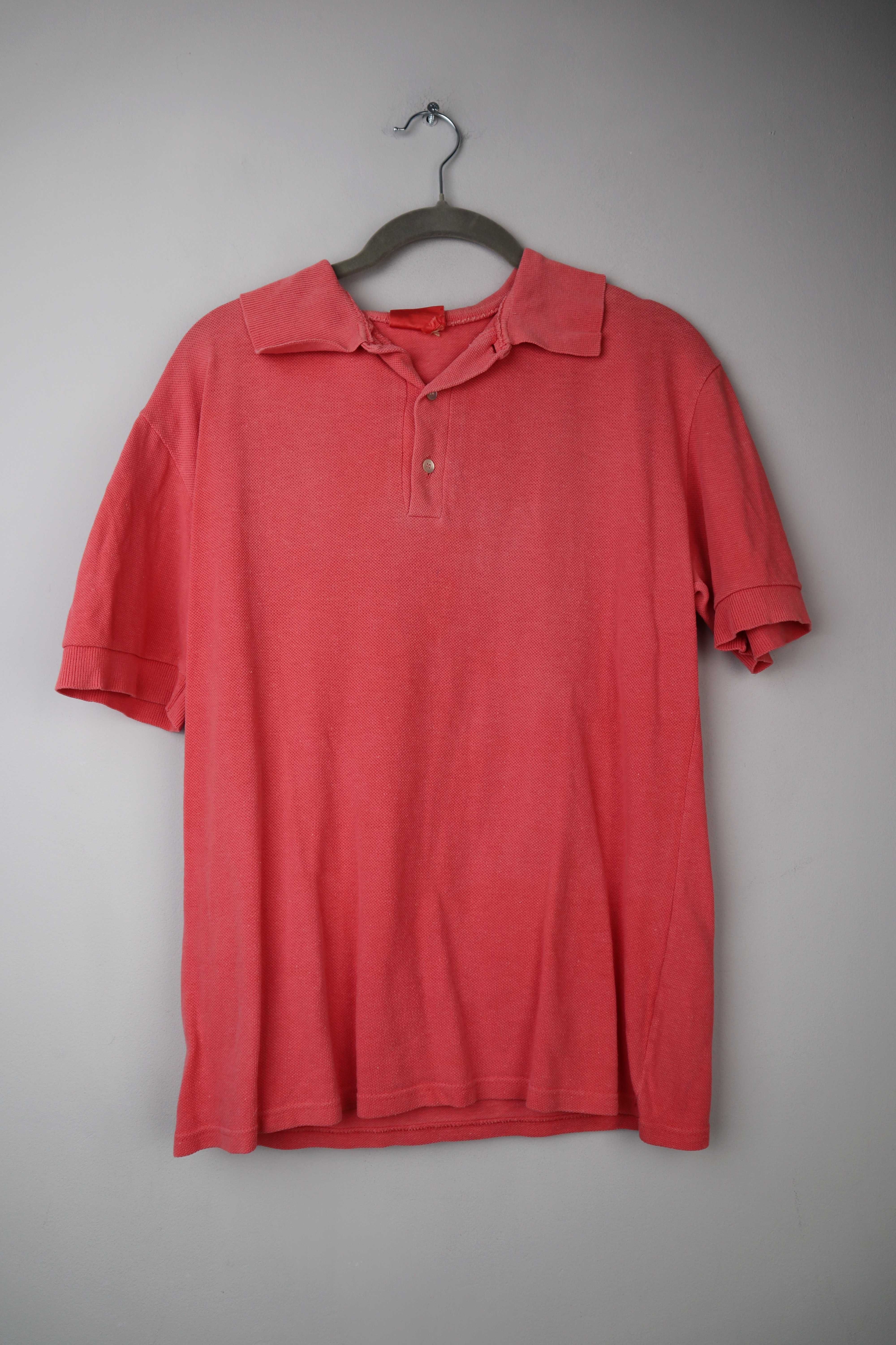 Poloshirt Koralle Rosa Rot Shirt T-Shirt 38 M basic Baumwollshirt