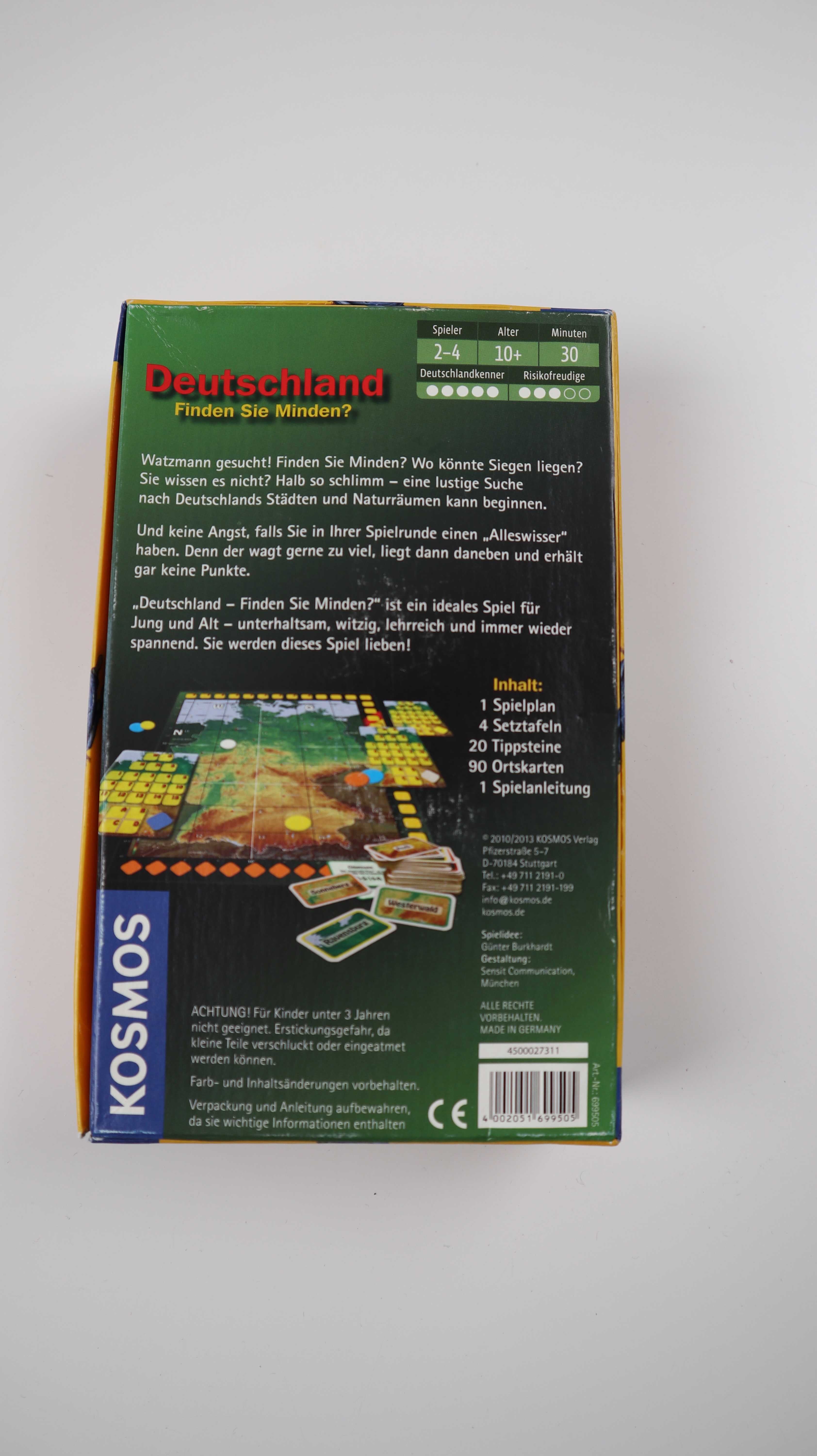 Wo ist Minden Kosmos Spiel Kartenspiel Gesellschaftsspiel