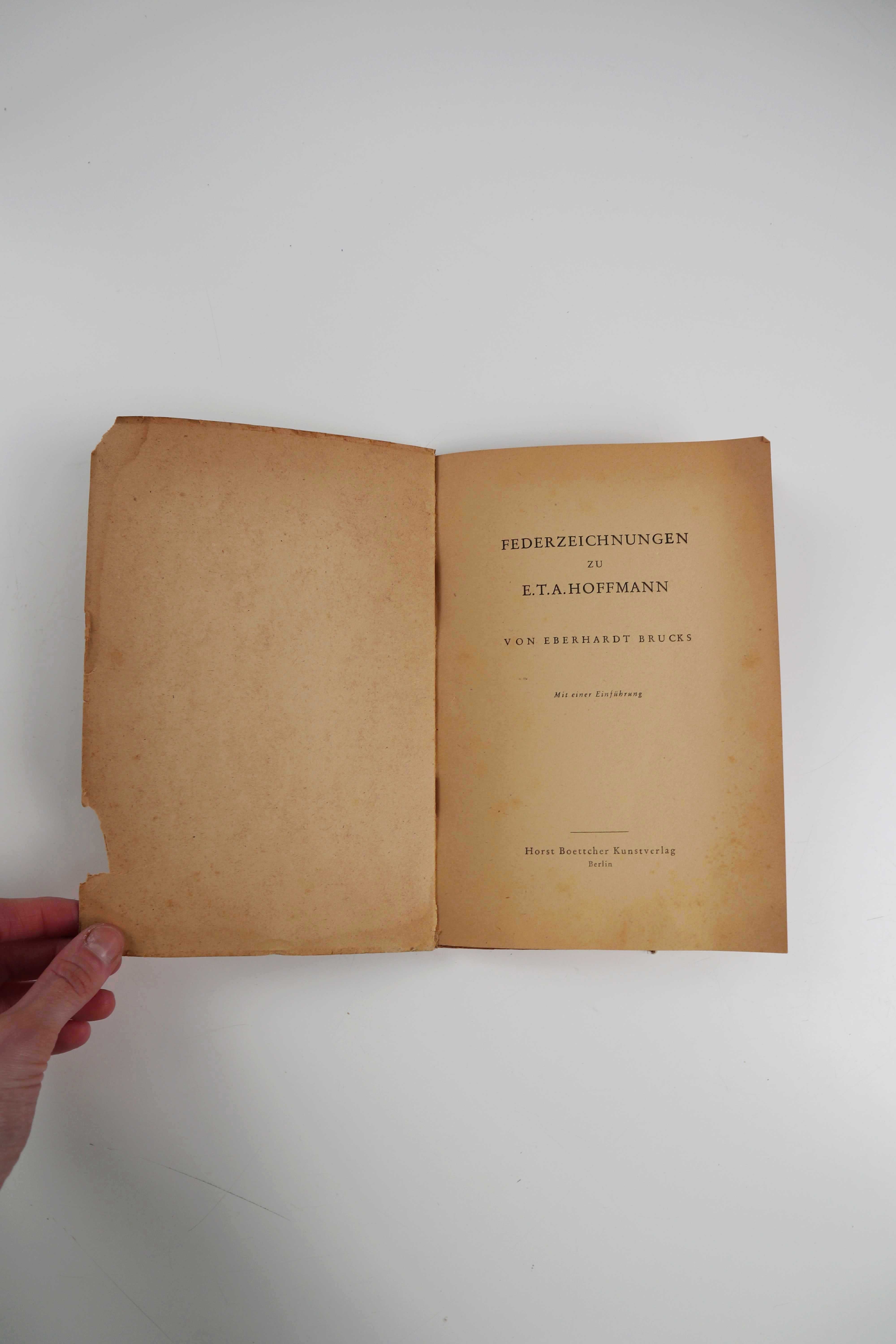 Federzeichnungen E.T.A. Hoffmann Taschenbuch 1947