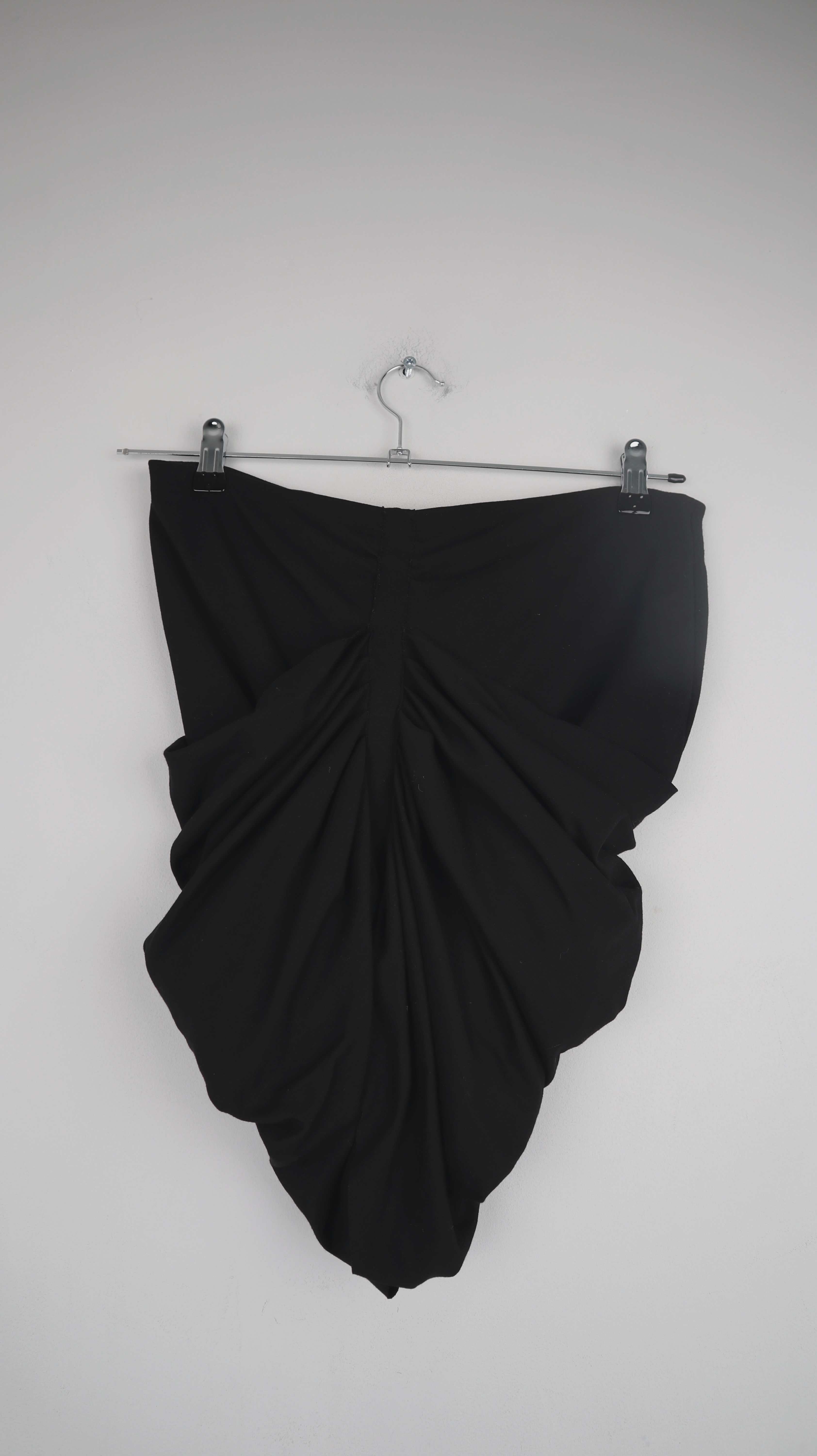 Balmain Rock schwarz Midi Midirock 36 S 30 44 Stiftrock Stoffrock