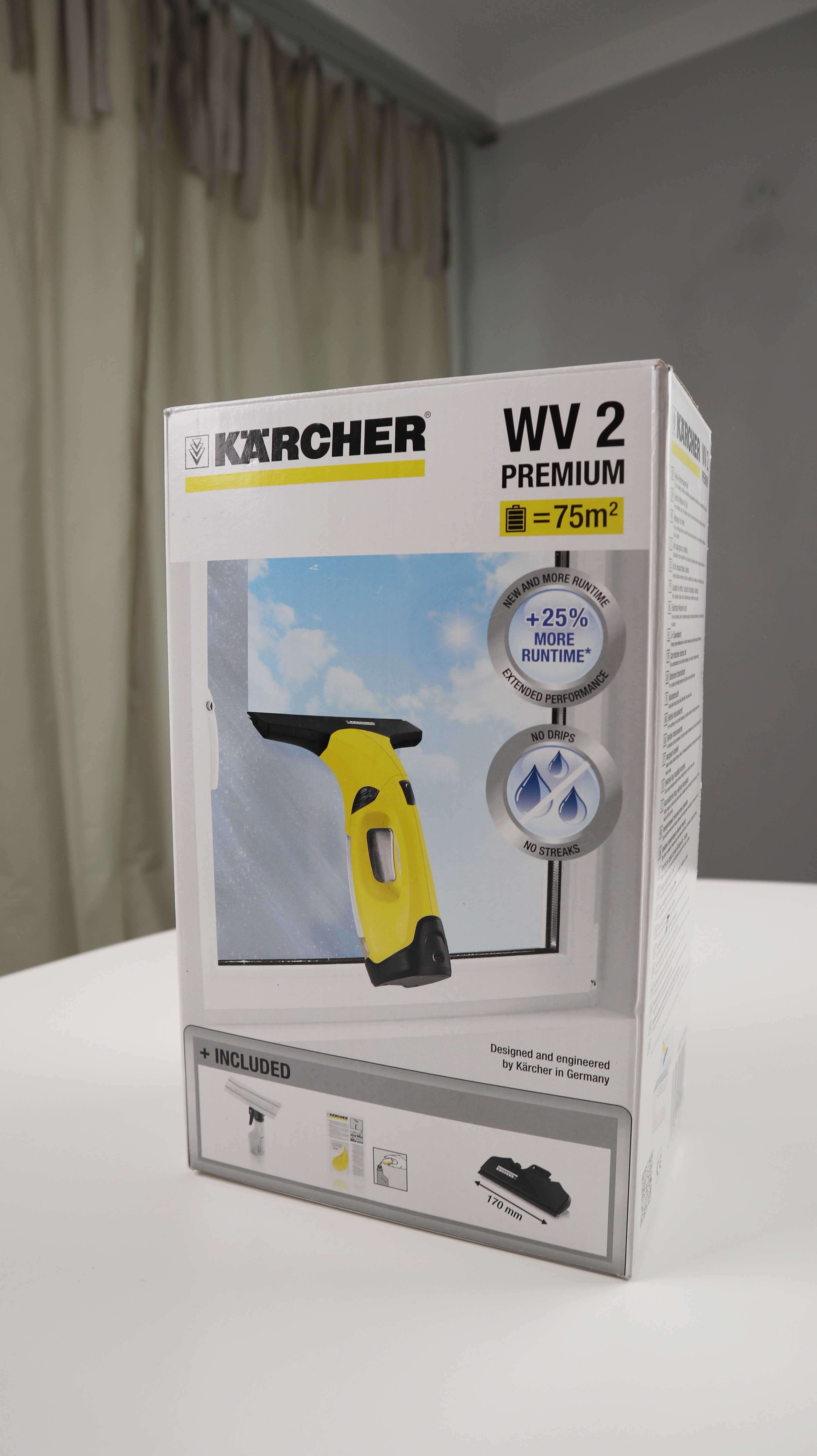 Kärcher Fensterreiniger WV2 Fensterputzer Putzgerät Fenstersauger