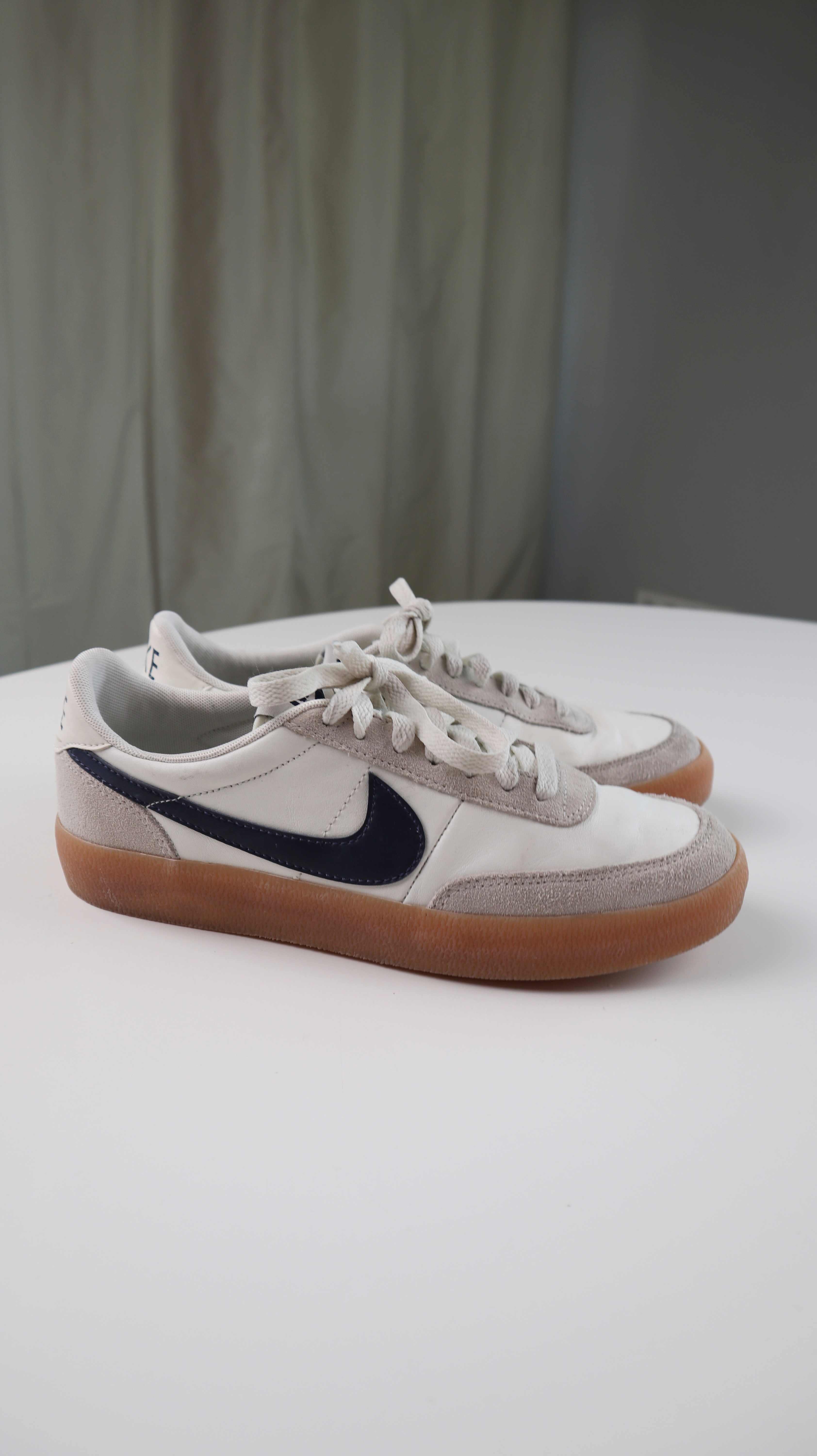 Nike Killshot 2 Sneaker Turnschuhe Beige 40 Schnürer Weiß