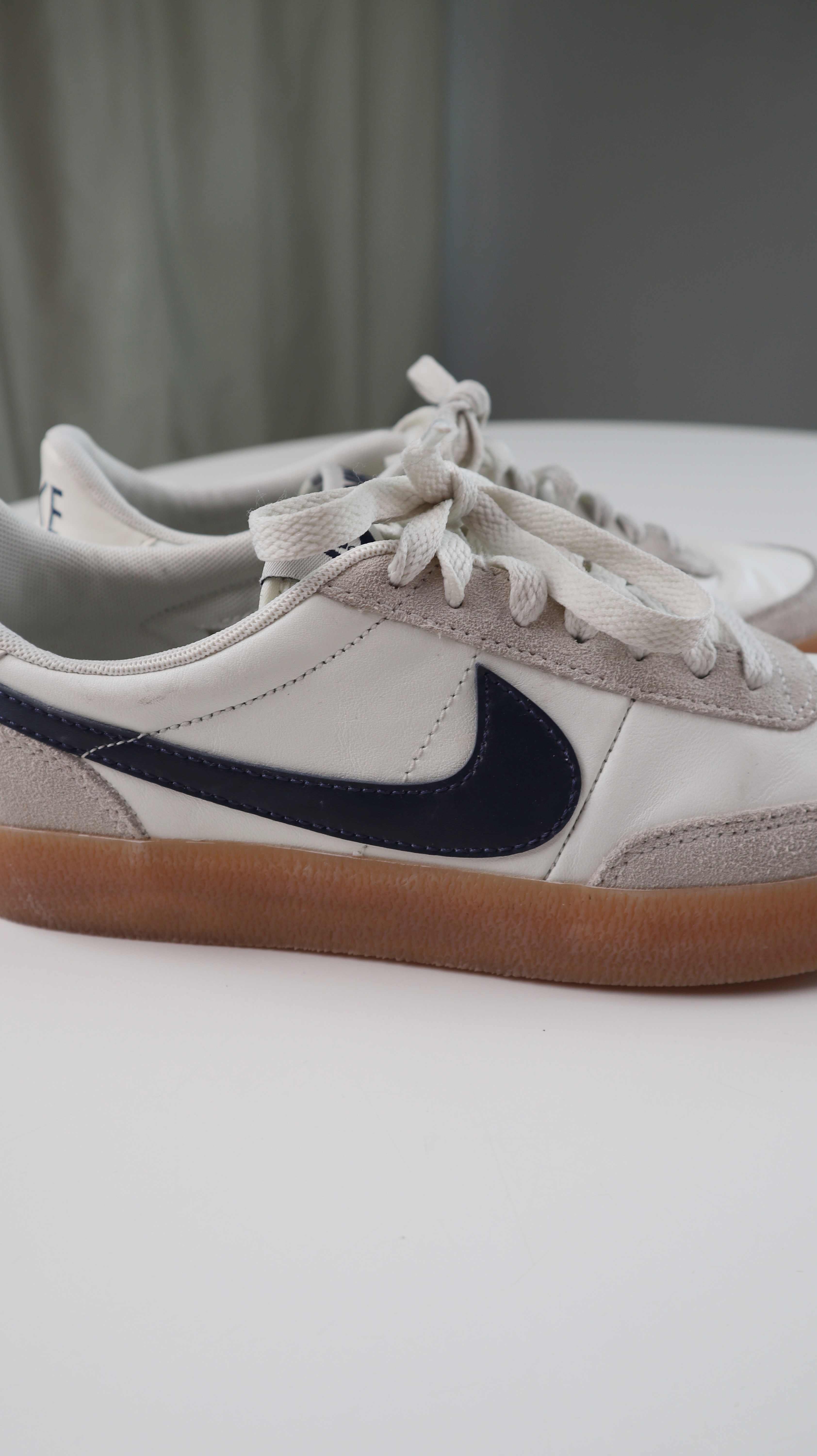 Nike Killshot 2 Sneaker Turnschuhe Beige 40 Schnürer Weiß