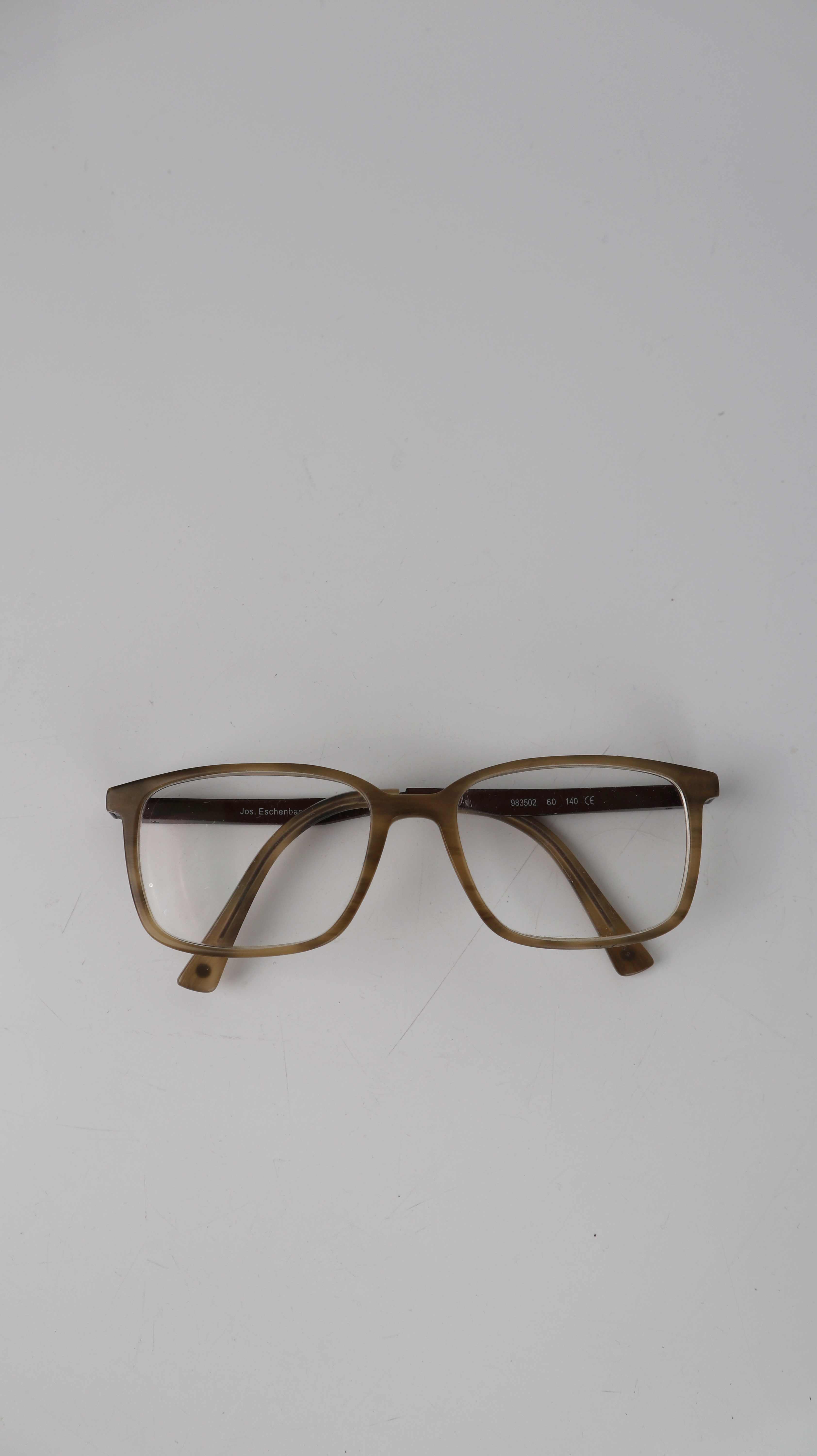 Jos. Eschenbach Brille Brillengestell Beige eckig