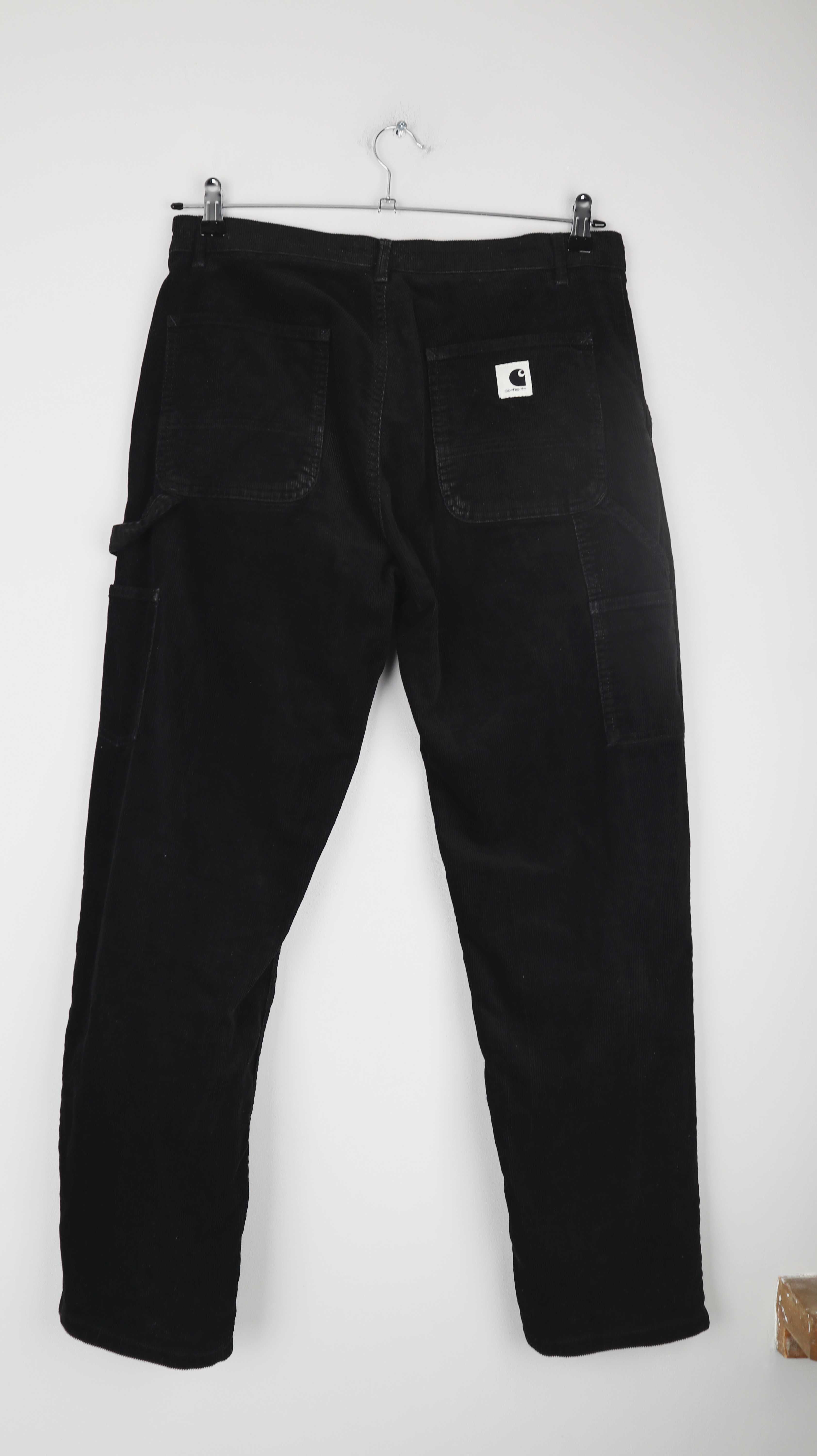 Carhartt Hose schwarz Cord Cordhose 30 W' Pierce Pant straight fit