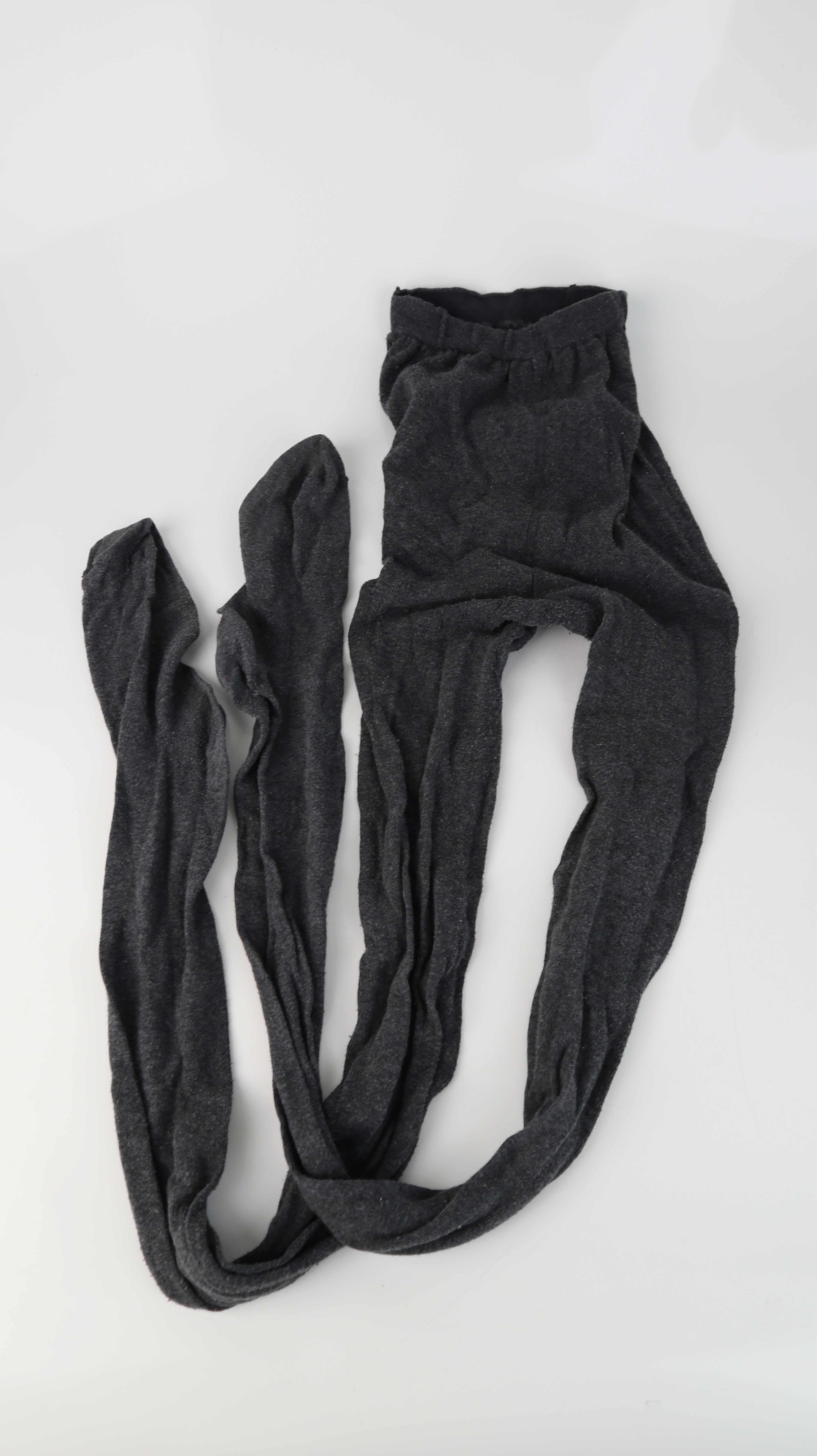Ergree Strumpfhose grau 40-42 Baumwollstrumpfhose dunkelgrau