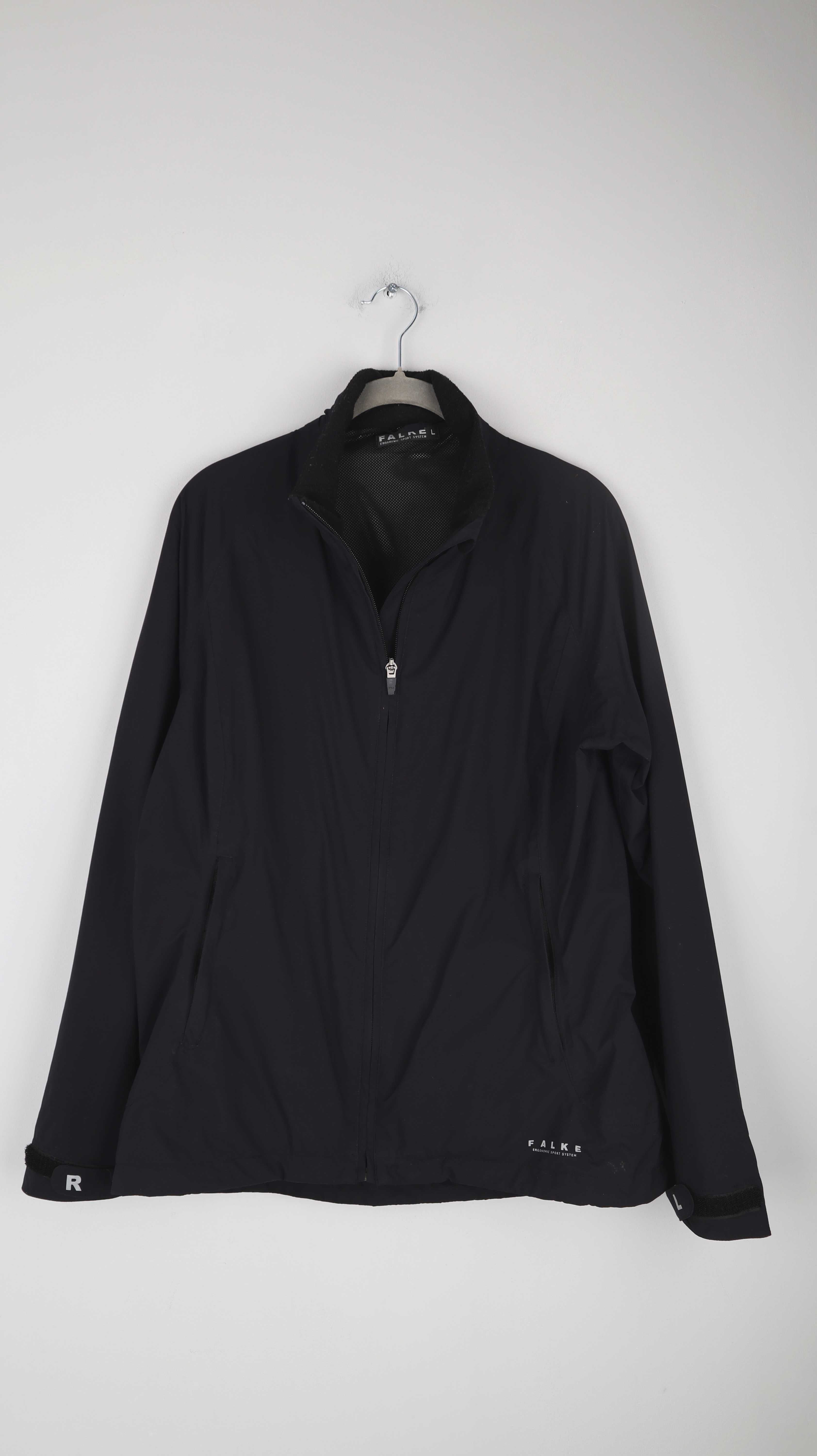 Falke Sportjacke Trainingsjacke schwarz 40 L Jacke Zipper basic