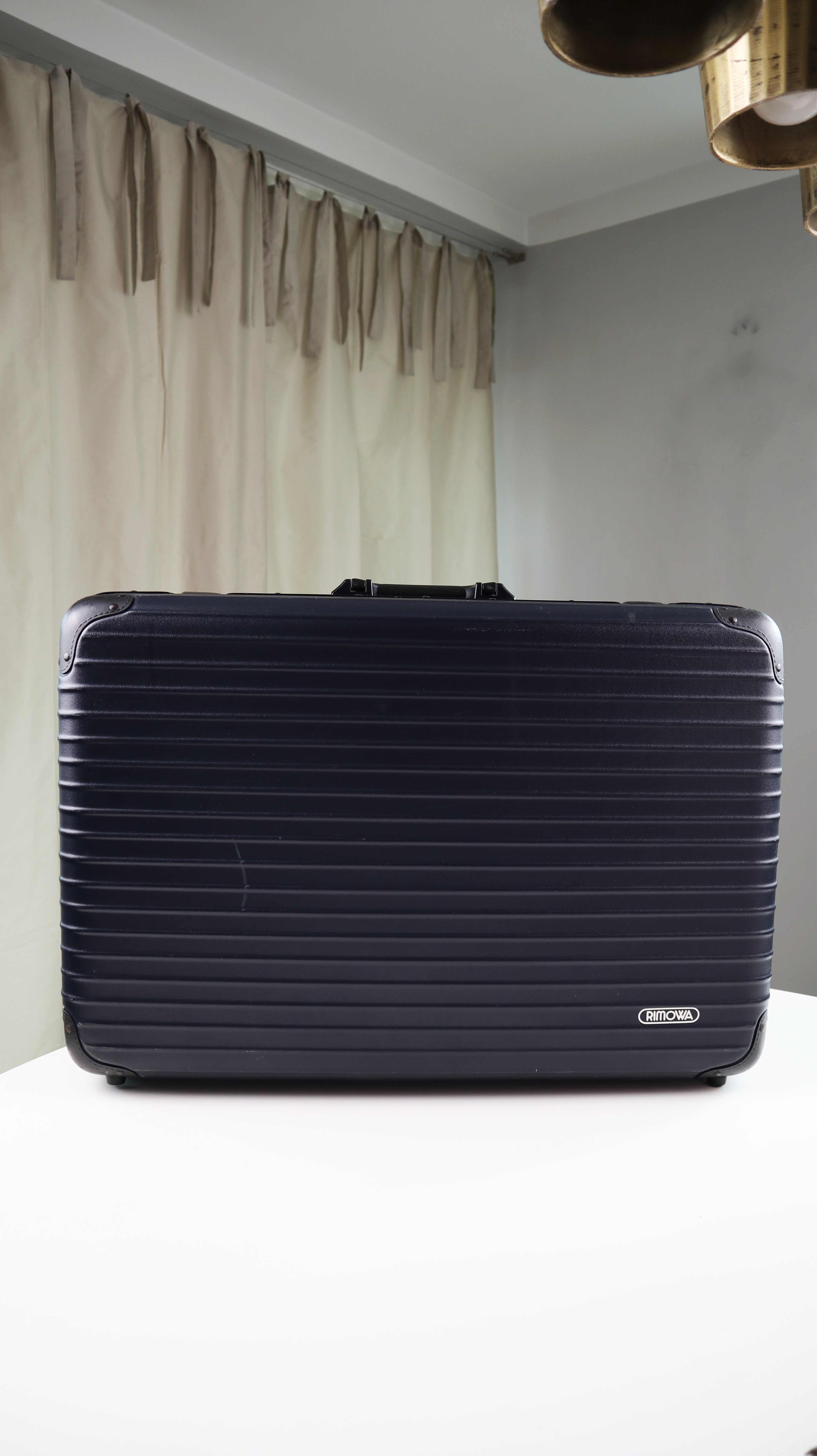Rimowa Koffer Dunkelblau Hartschalenkoffer Reisekoffer Tasche