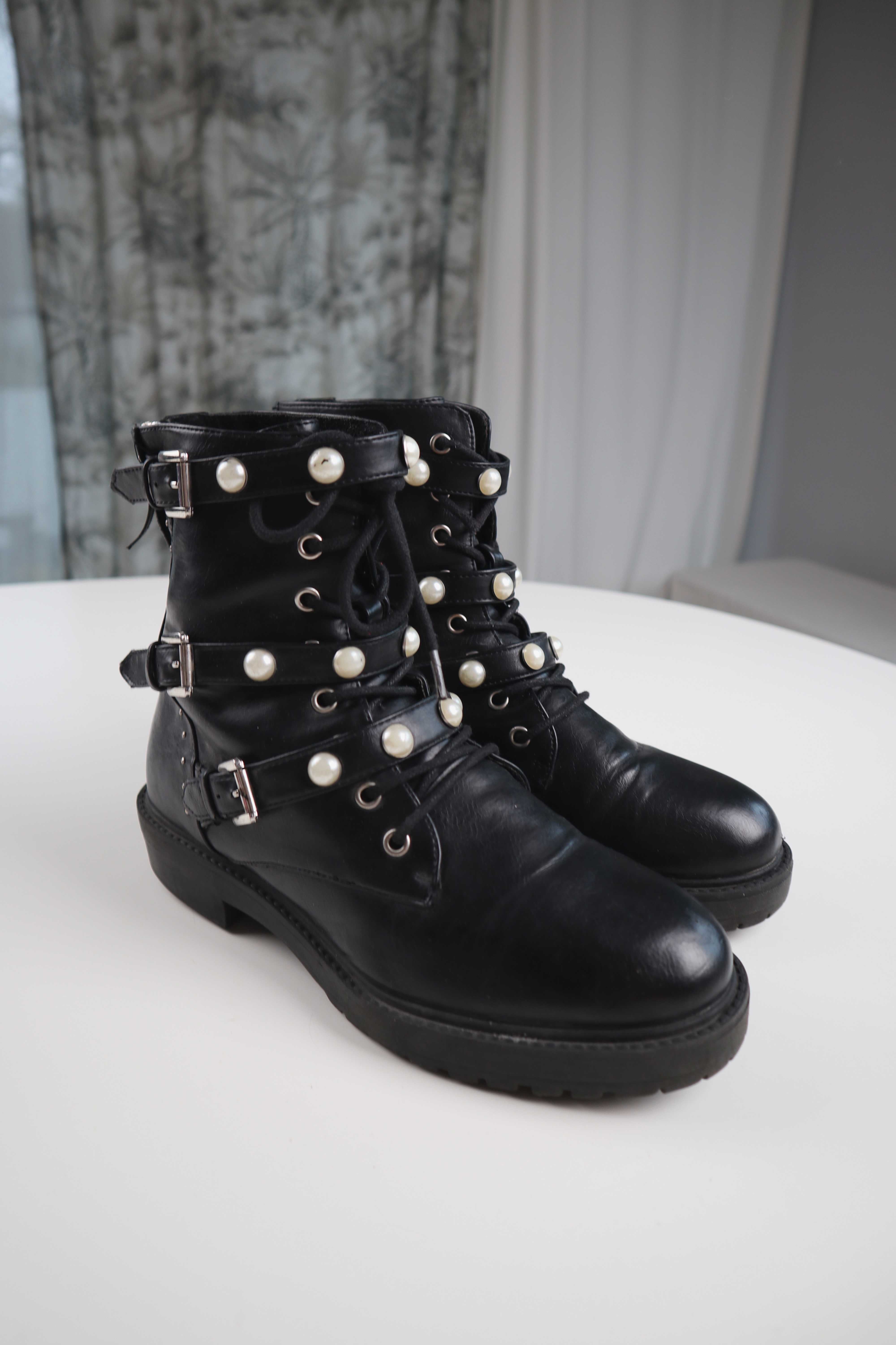 Leather Boots Zara Kniehohe Stiefel Leder Boots Stiefeletten Mit