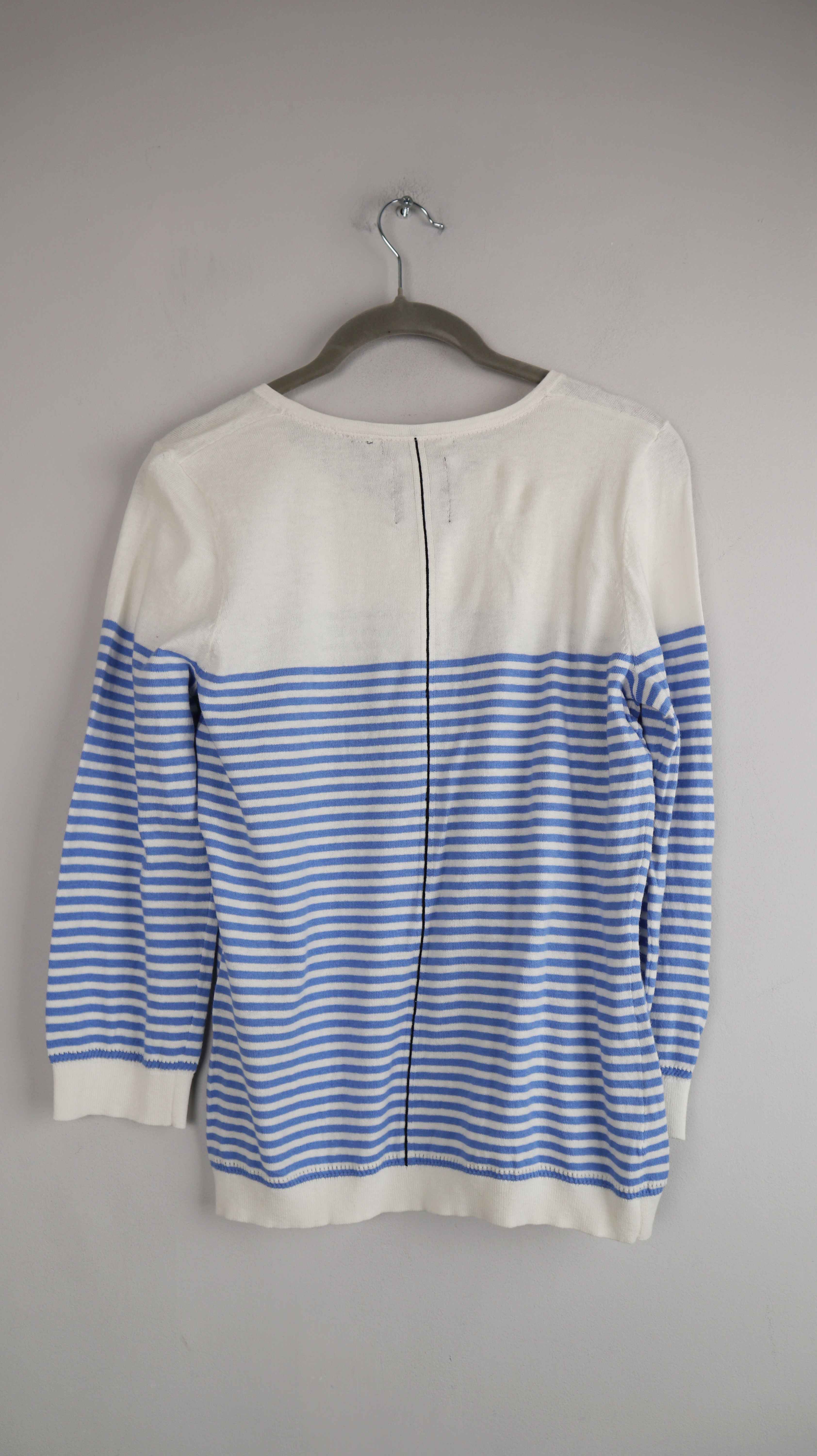 Gaastra Strickjacke blau weiß Cardigan 38 M Sailor Made gestreift