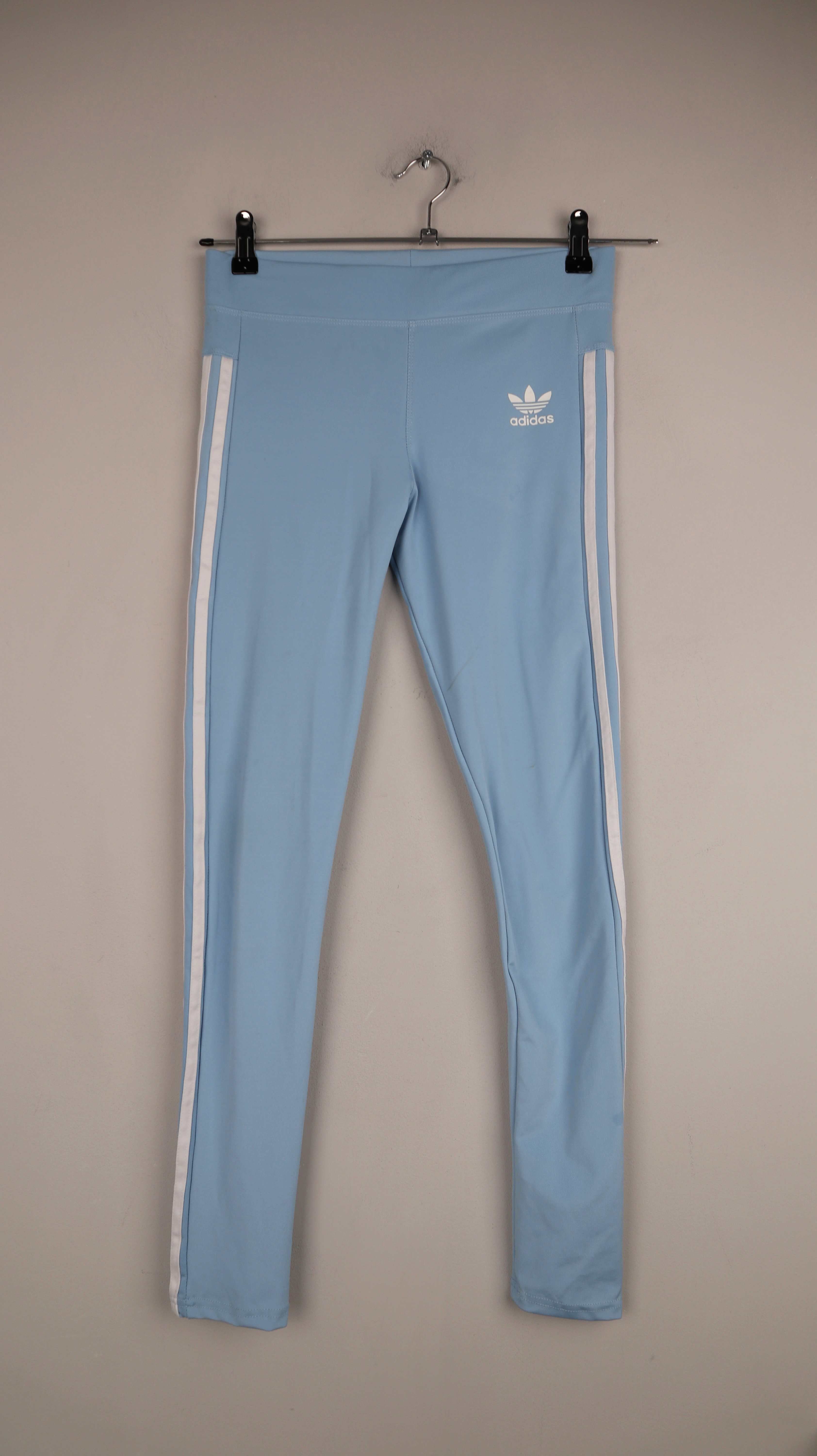 Adidas Leggings Sporthose blau Hellblau 38 M eng