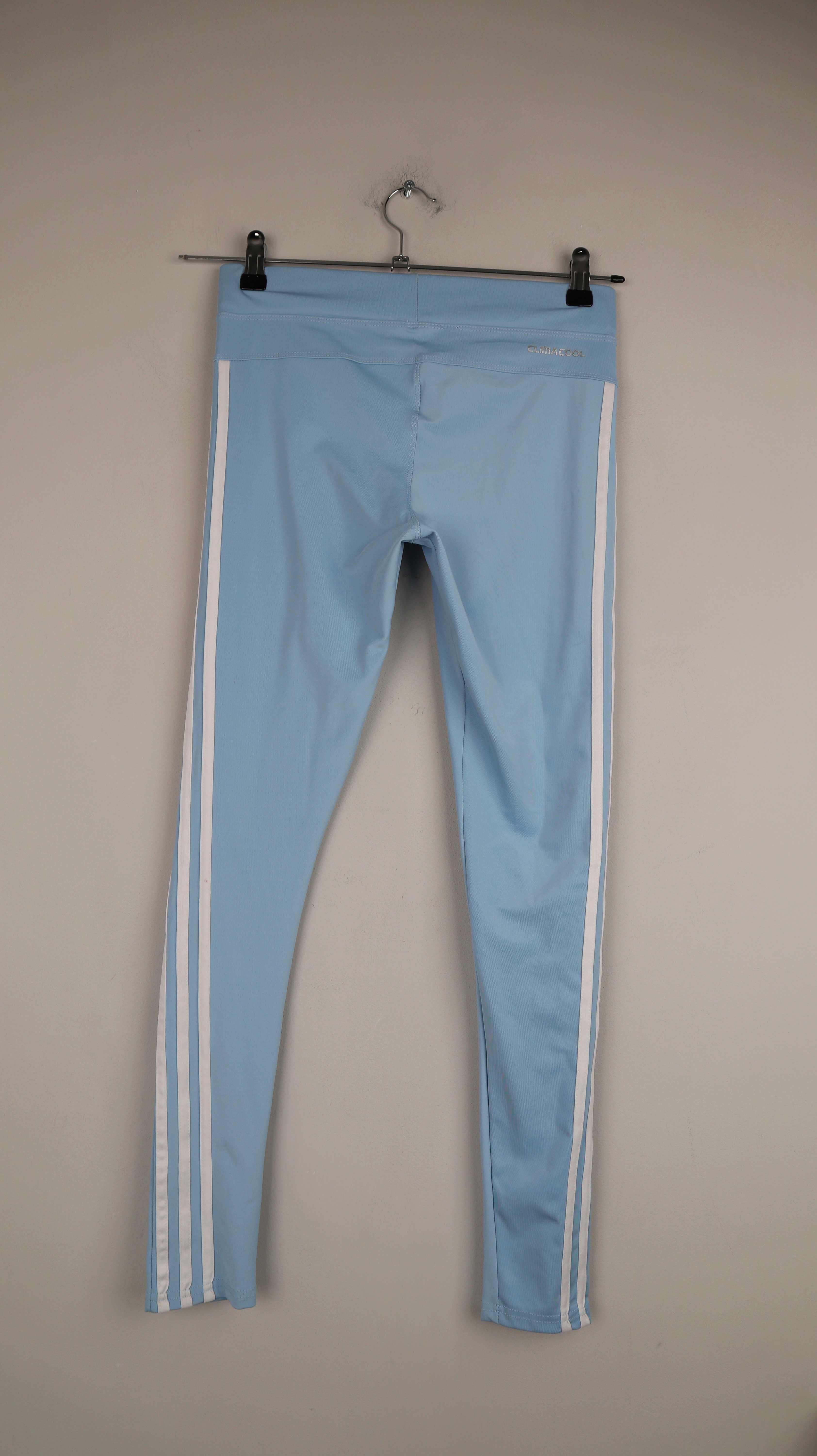 Adidas Leggings Sporthose blau Hellblau 38 M eng