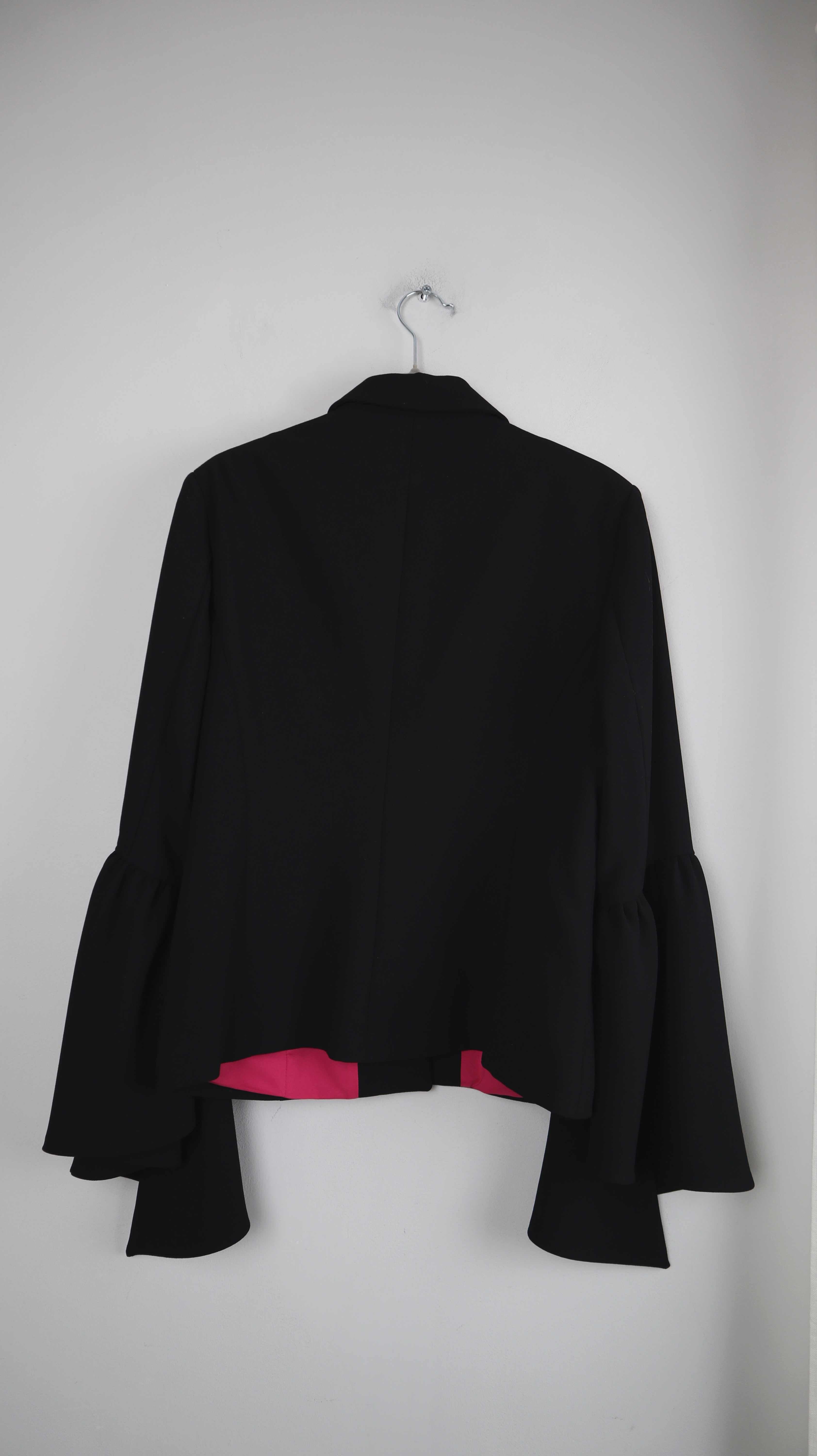 Pinko Blazer schwarz 36 S Trompetenärmel