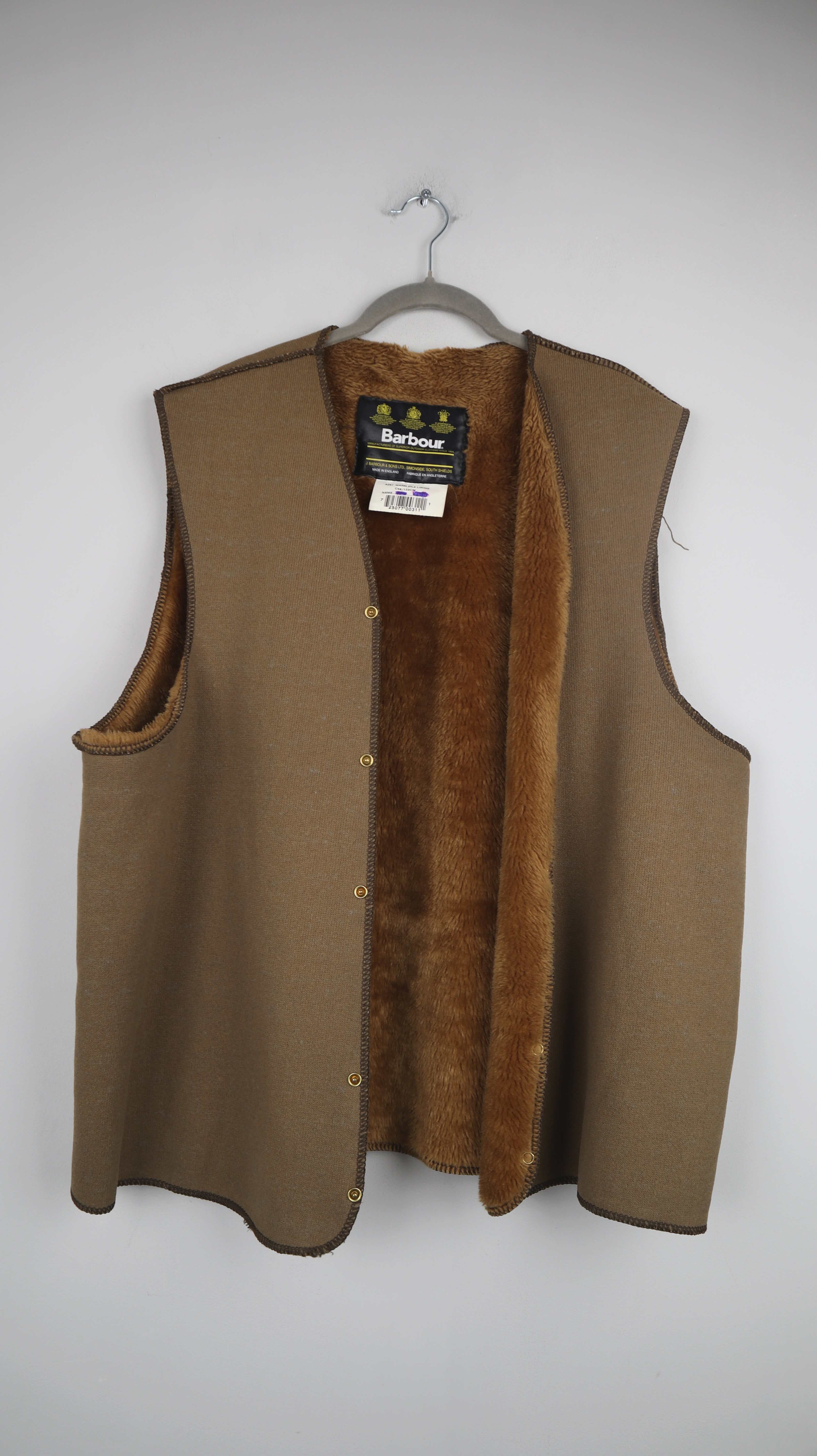 Barbour Weste Innenweste Innenteil Khaki Grün C 46 Innenfutter