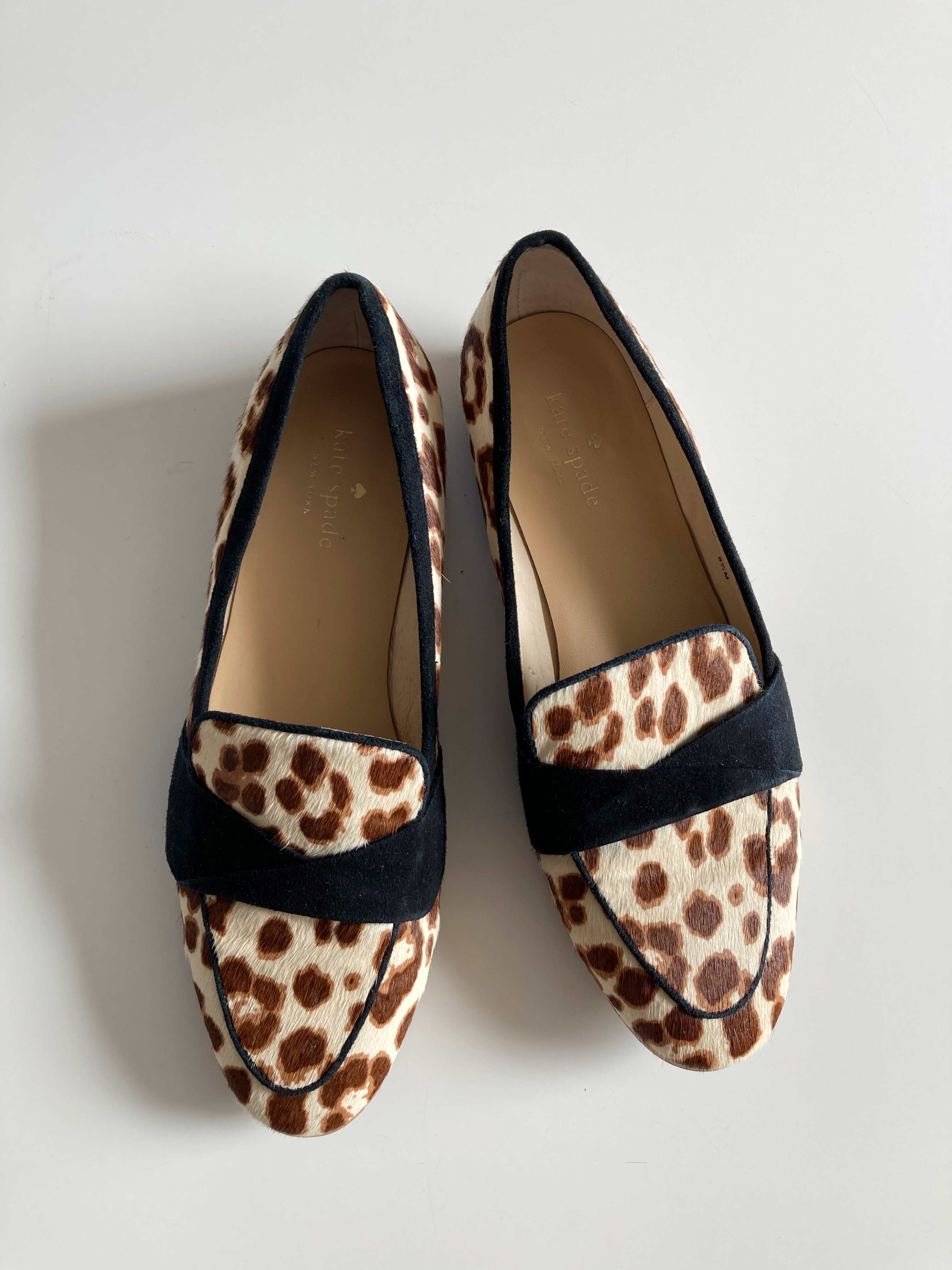 Kate Spade Slipper Loafer Ballerinas Leo Leopardenmuster 39