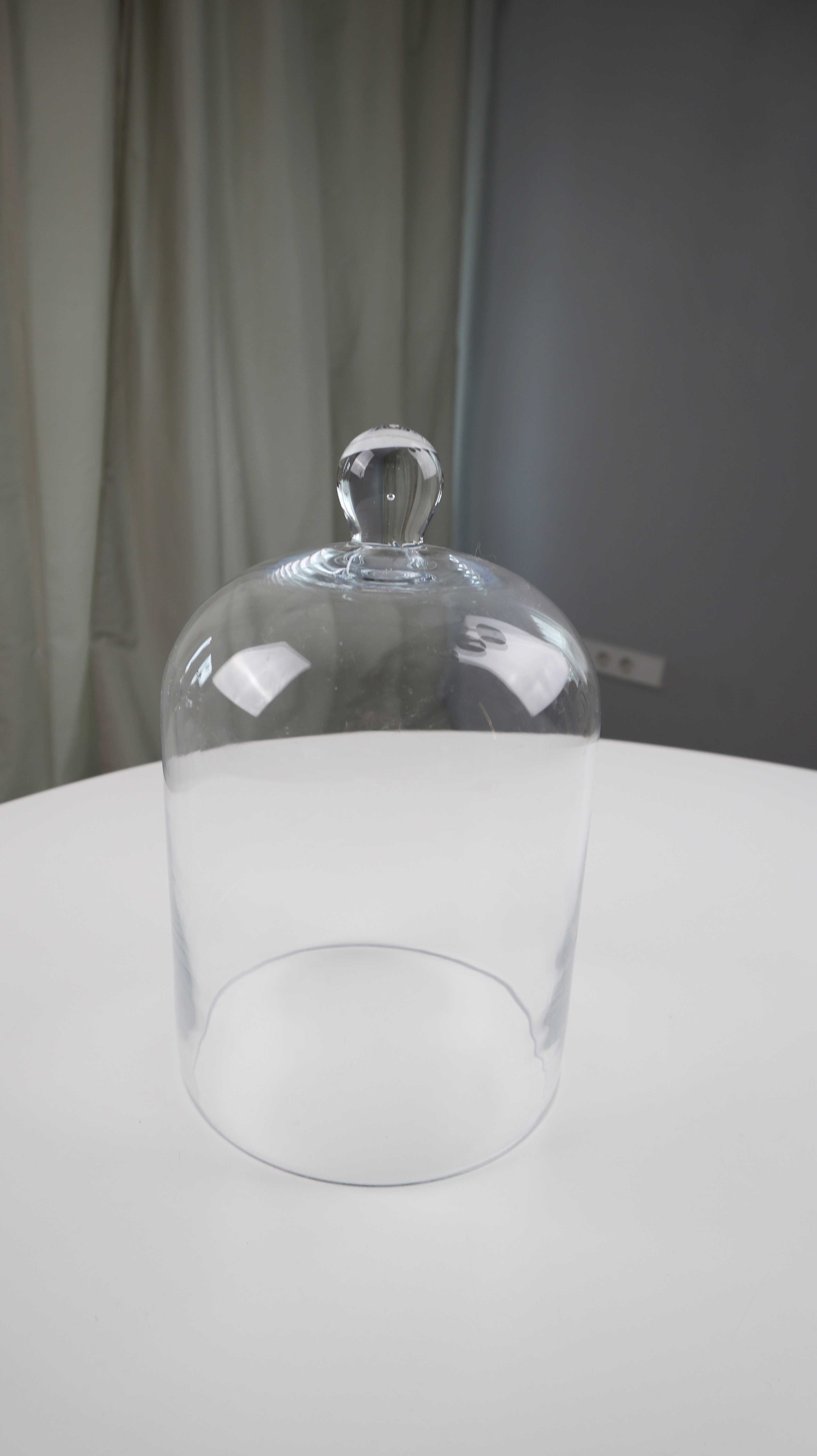 Glosche Glasglosche 30 cm Käseglocke Glas transparent Dekorationsglosche