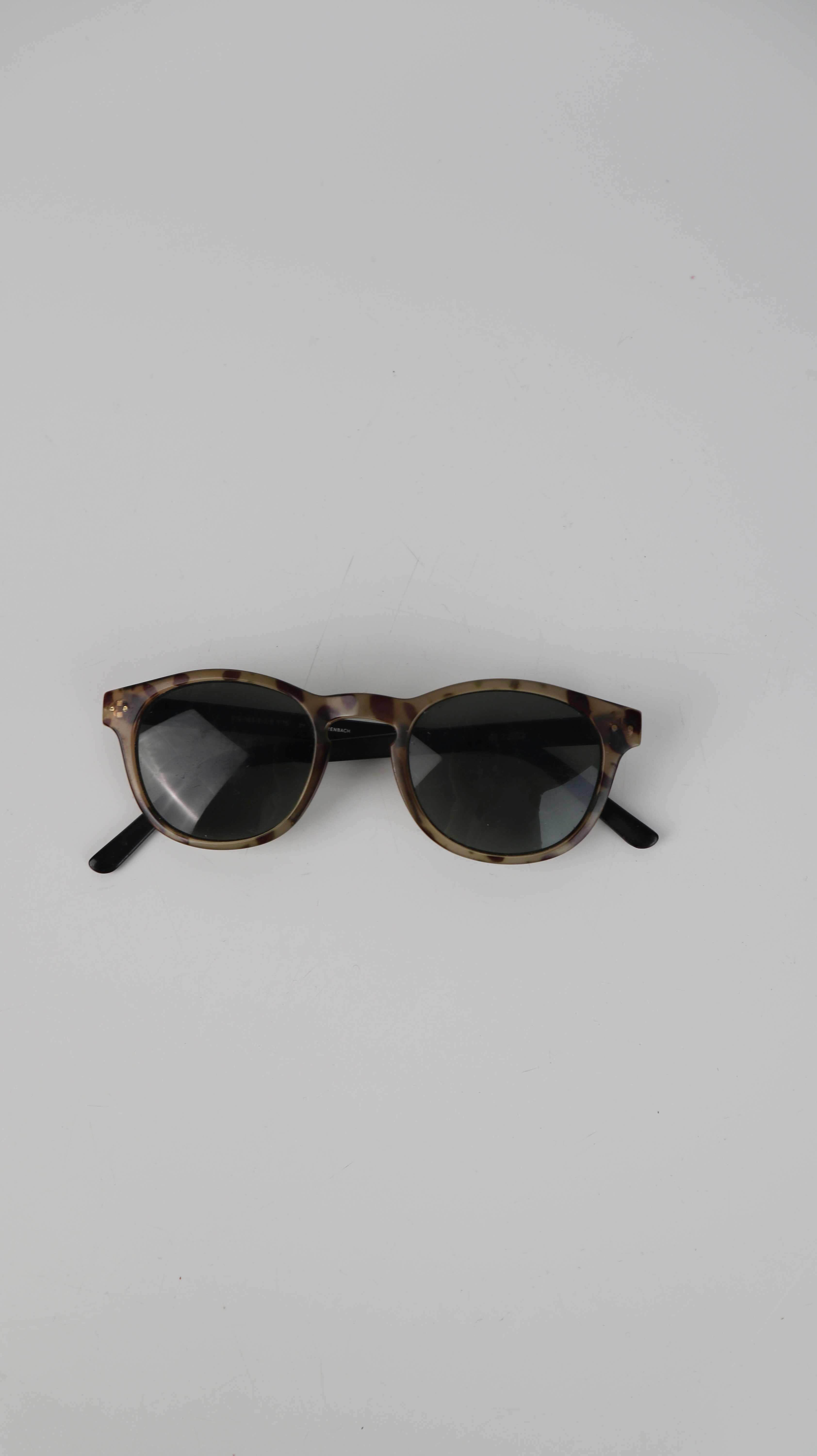 Humphreys Sonnenbrille rund schwarz leo gemustert