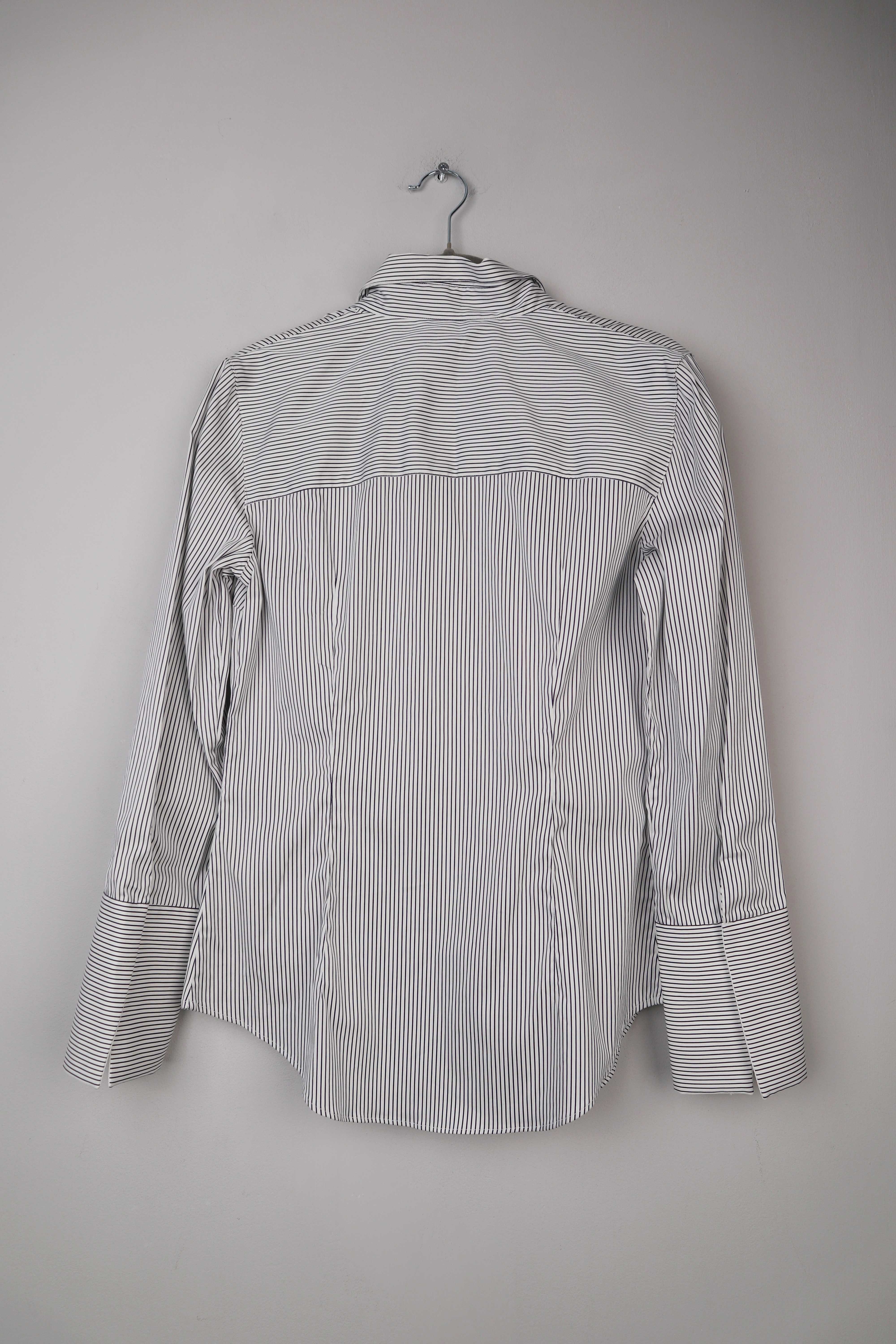 Massimo Dutti Hemd Neu weiß 38 M gestreift Streifenhemd