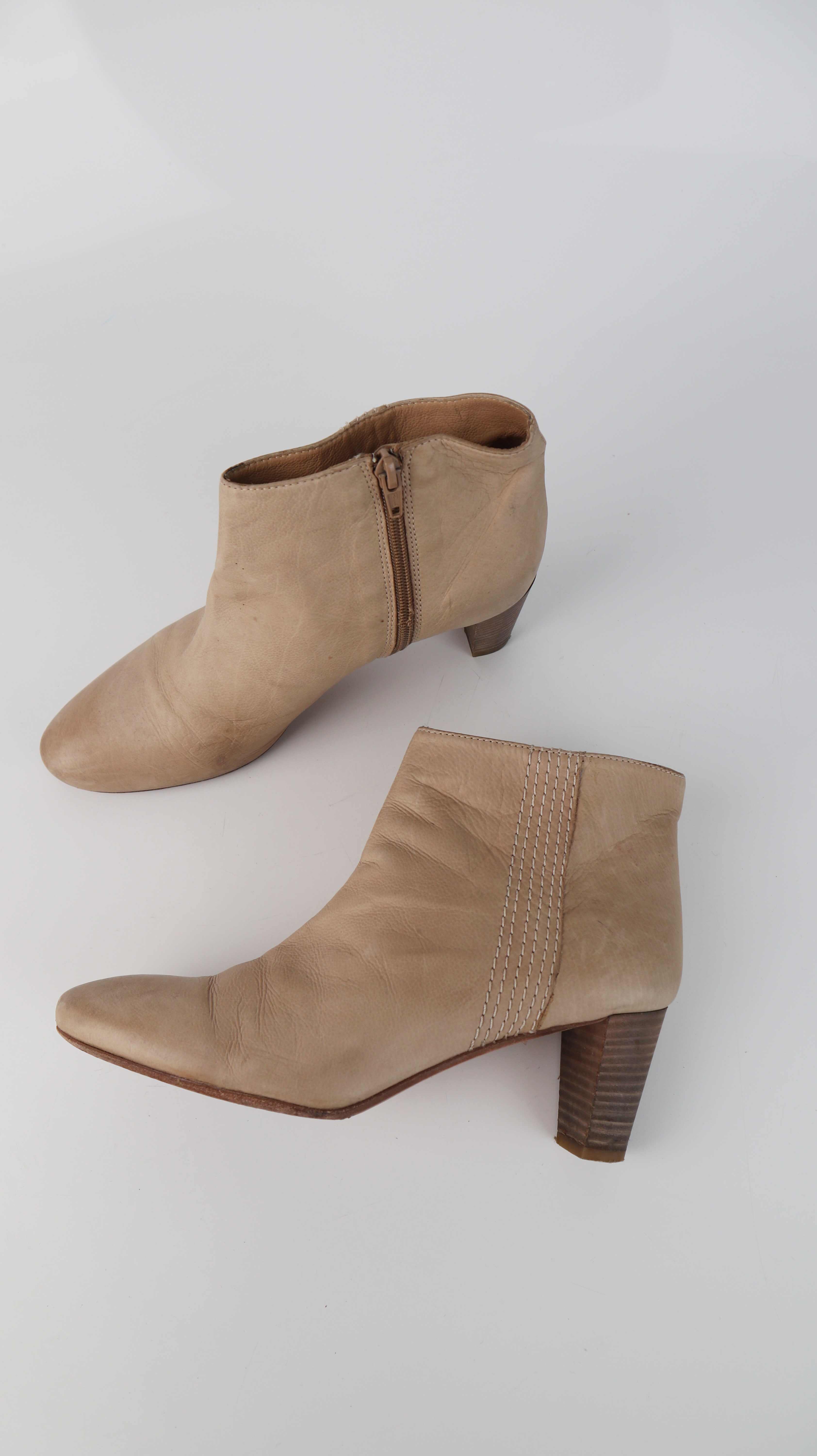 Vero Cuoio Stiefeletten braun 39 Beige Absatzschuhe