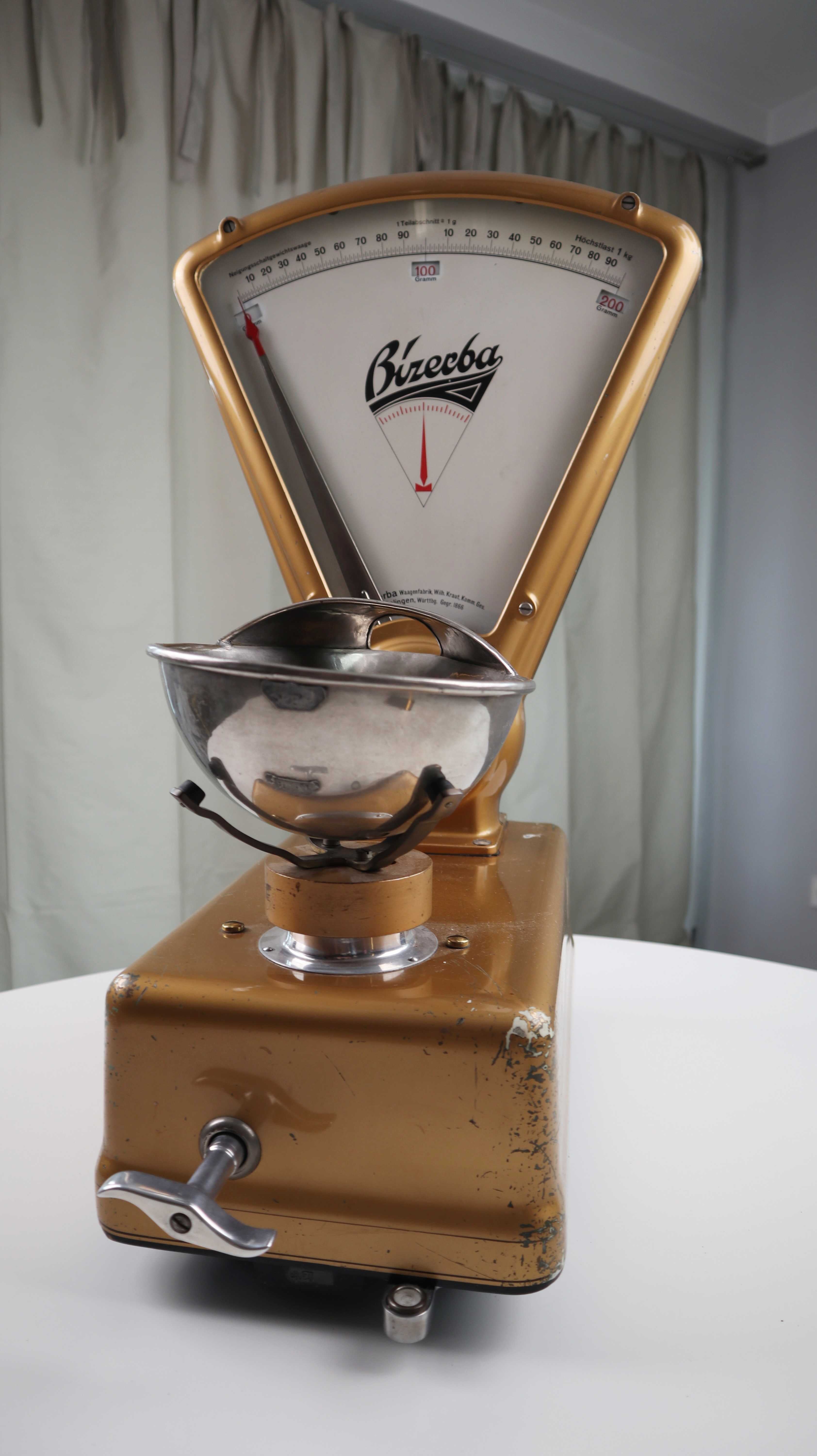 Bizerba Waage Industriewaage Gold Kaufmannswaage Ladenwaage Nostalgie