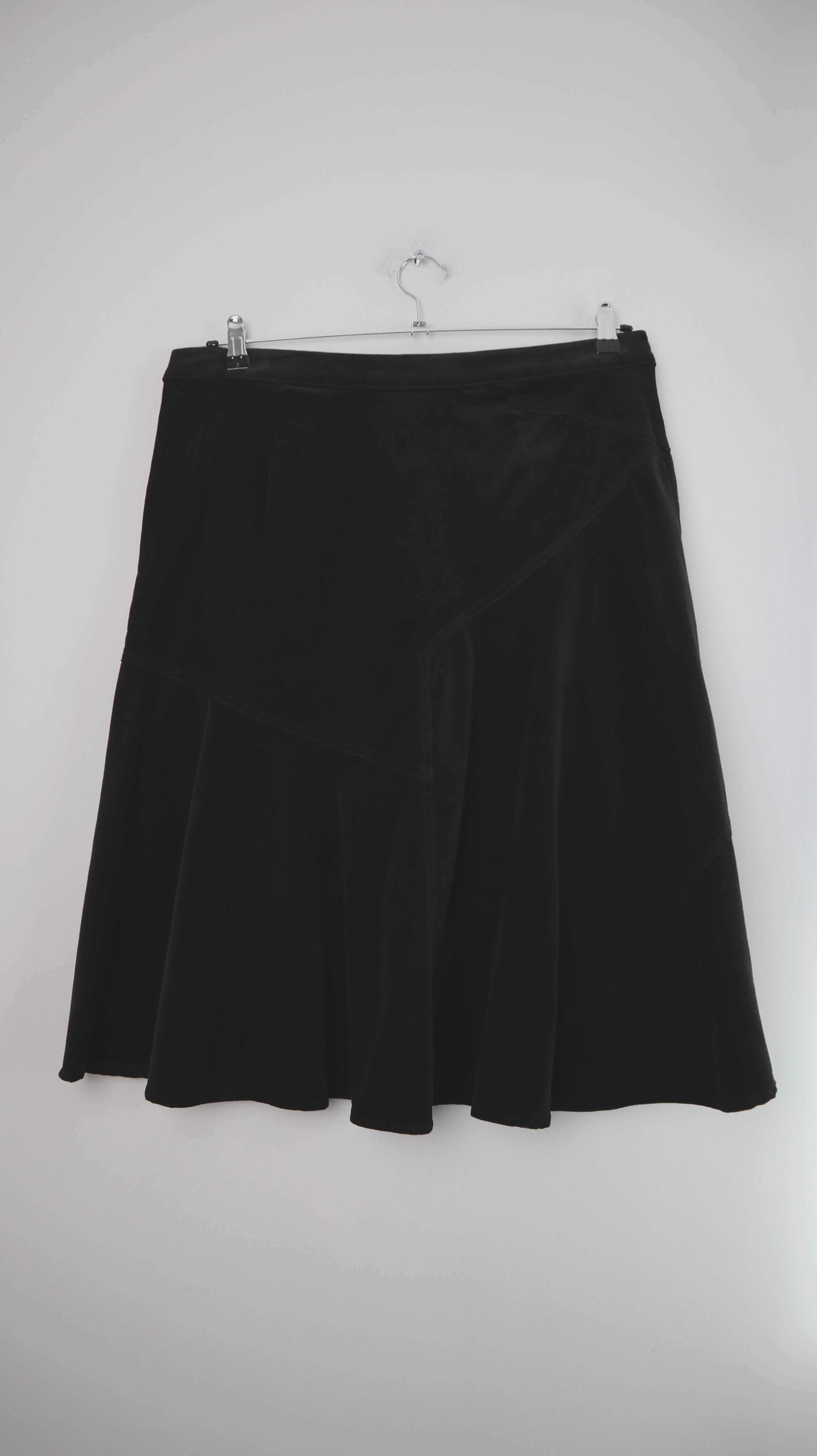 Joy Rock Braun Cord Tulpenrock 42 XL Midirock Cordrock