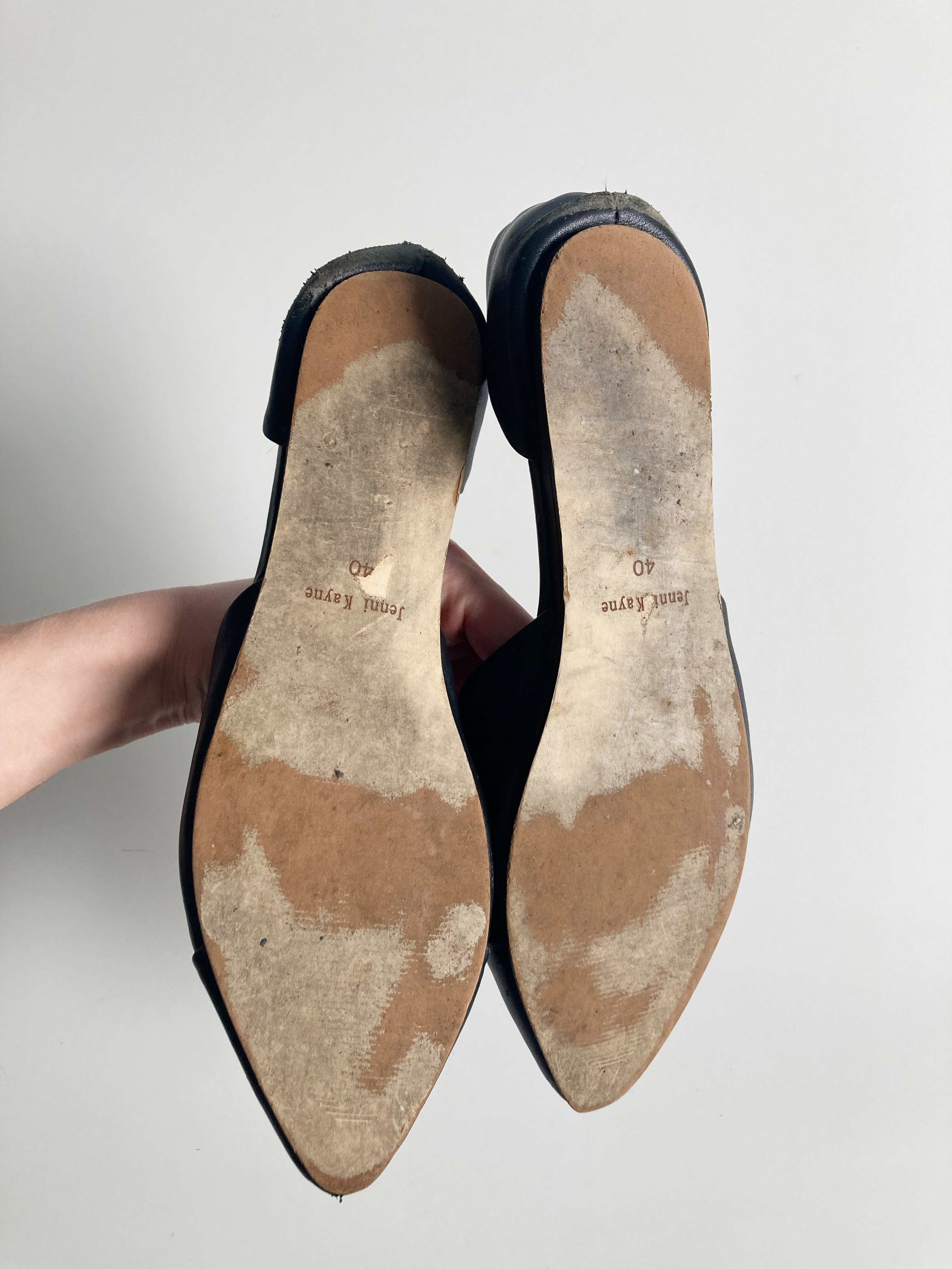 Jenni Kayne Slipper Loafer Schuhe Ballerinas Lederslipper 40