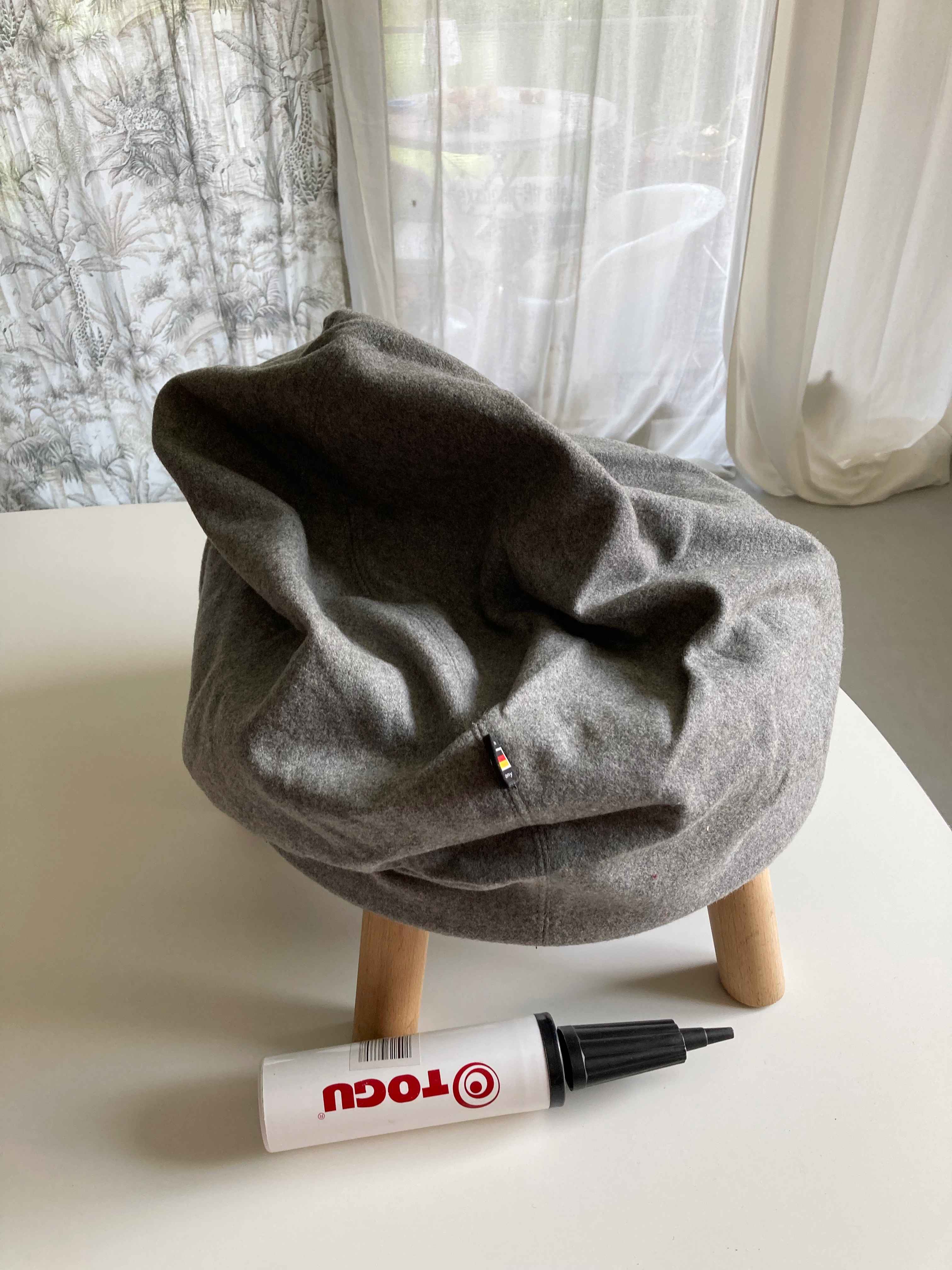 Hocker Topstar 5 Alpine grau Gymnastikball Stuhl Ergonomisch